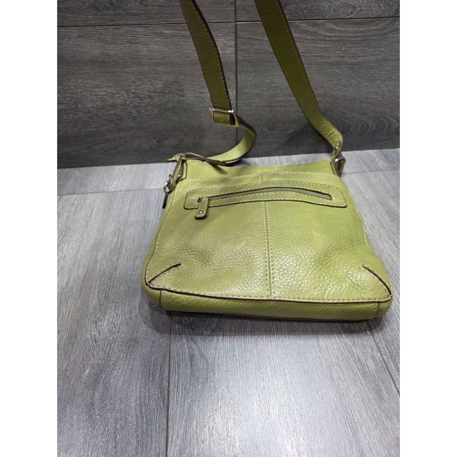 Fossil Pebbled Green Bag B000445 Size ONE SIZE - 6 Thumbnail