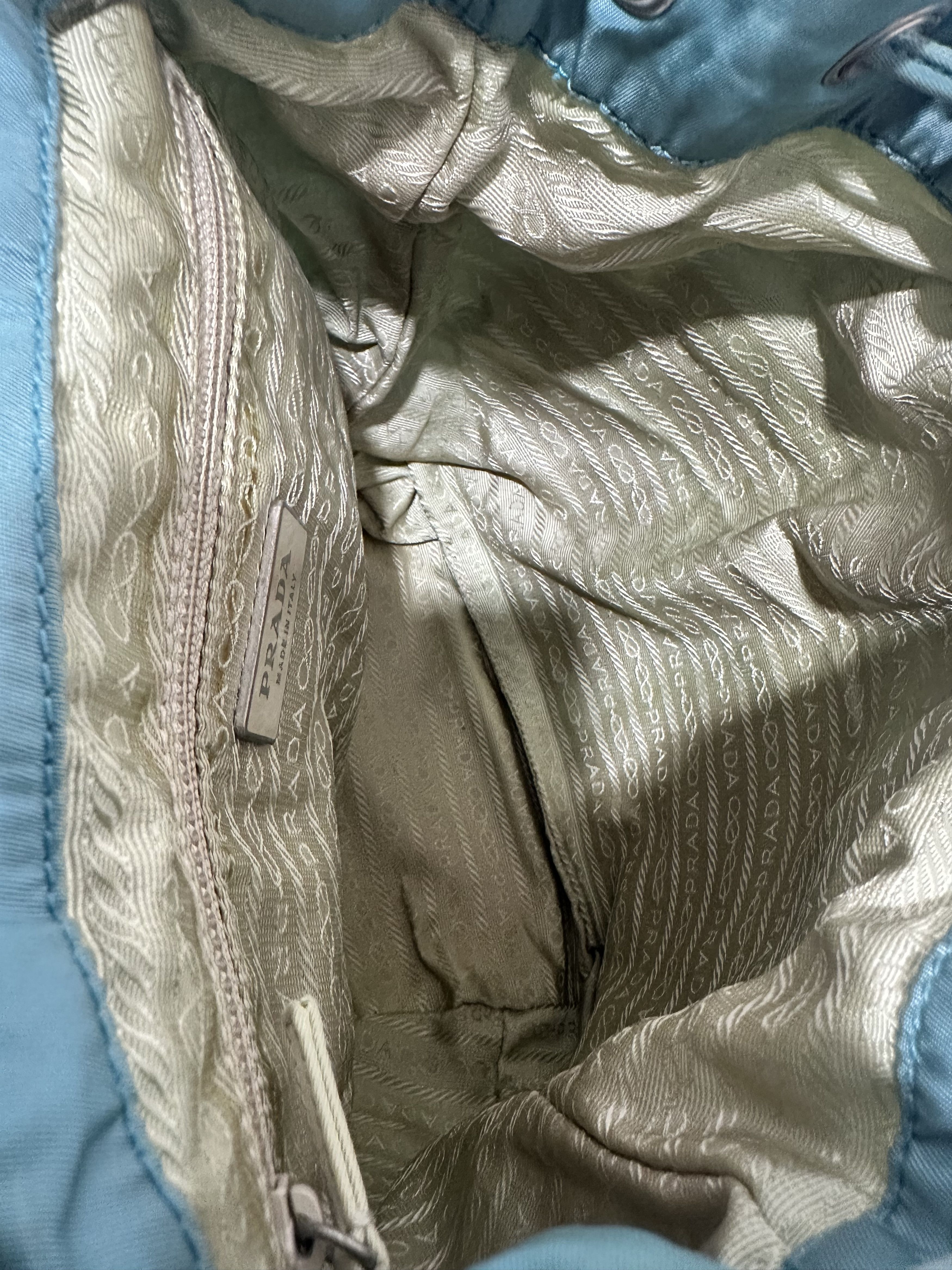 Prada PRADA Nylon Vela Backpack Blue Size ONE SIZE - 9 Thumbnail