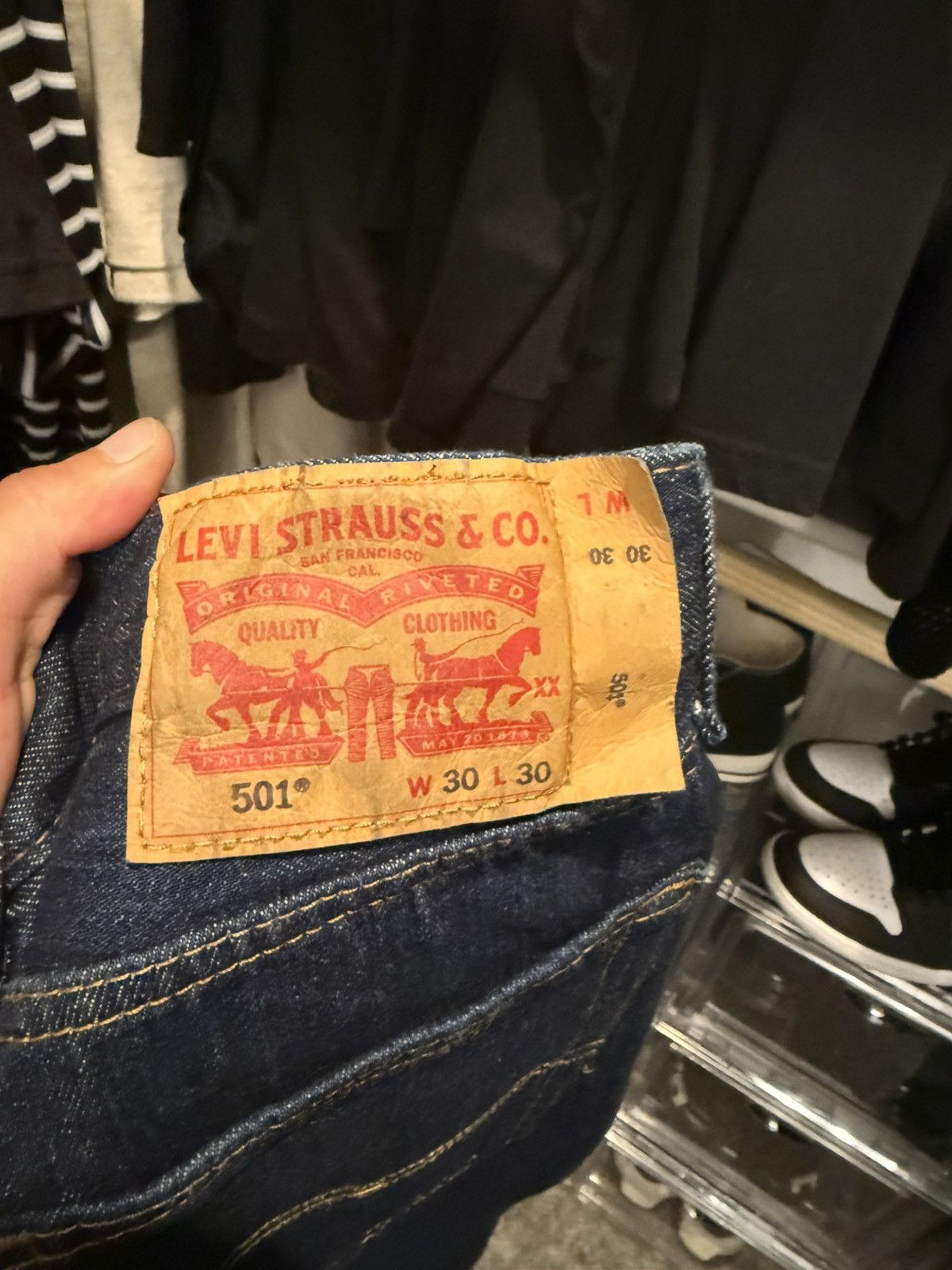 Levi's Levis 501 DS Size US 30 / EU 46 - 2 Thumbnail