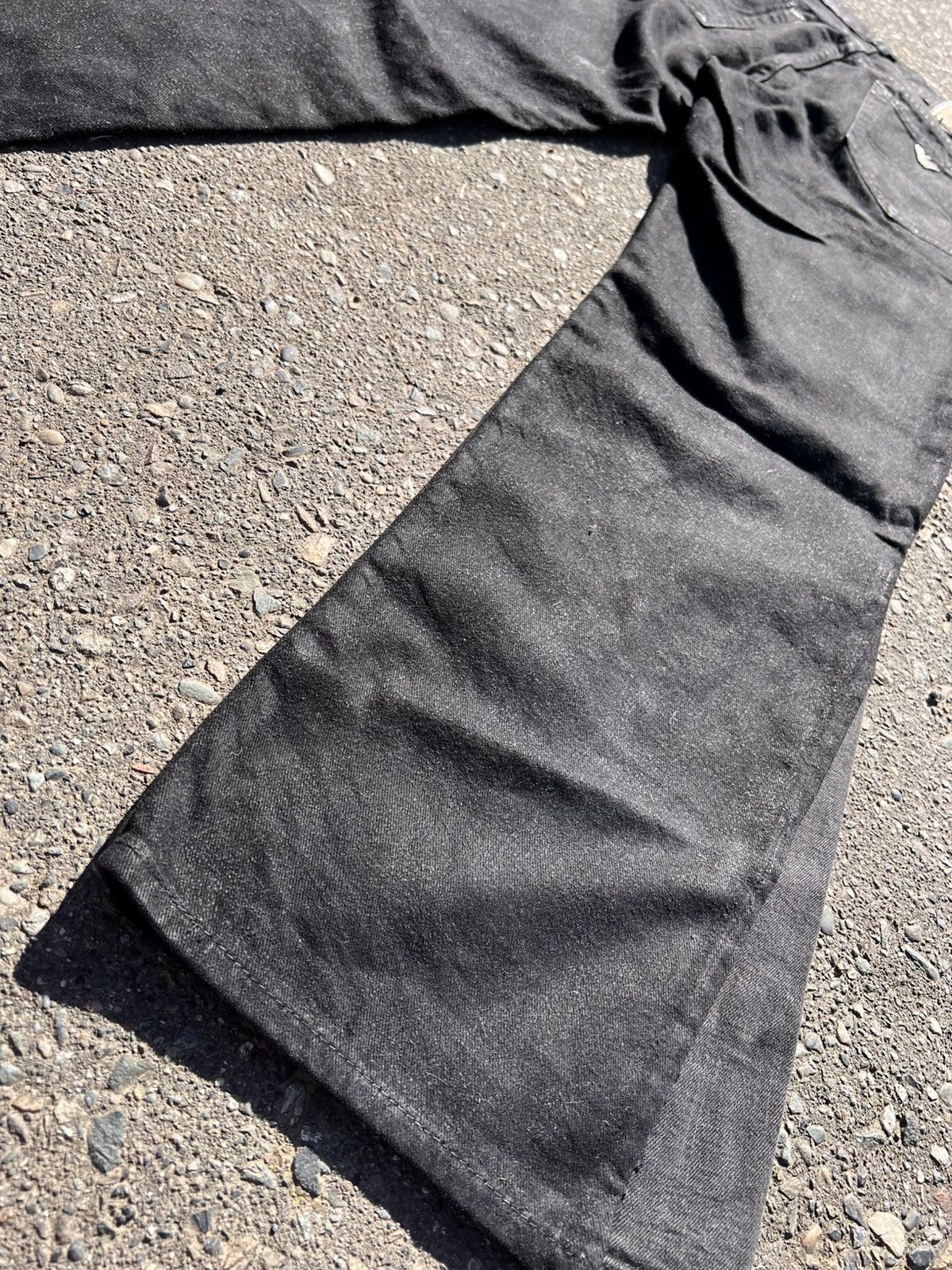 Vintage NovocentoNovantanove “rmani” flared heavy waxed jeans Size US 34 / EU 50 - 16 Thumbnail