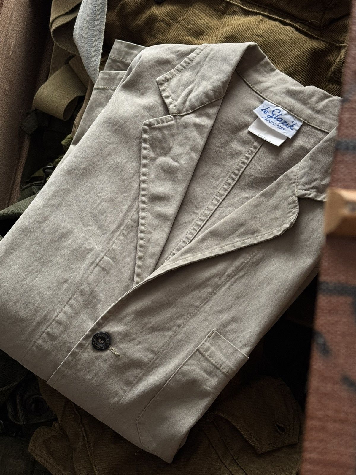 Vintage Vintage Workwear French 'Le Glazik' Work Jacket Size US M / EU 48-50 / 2 - 3 Thumbnail
