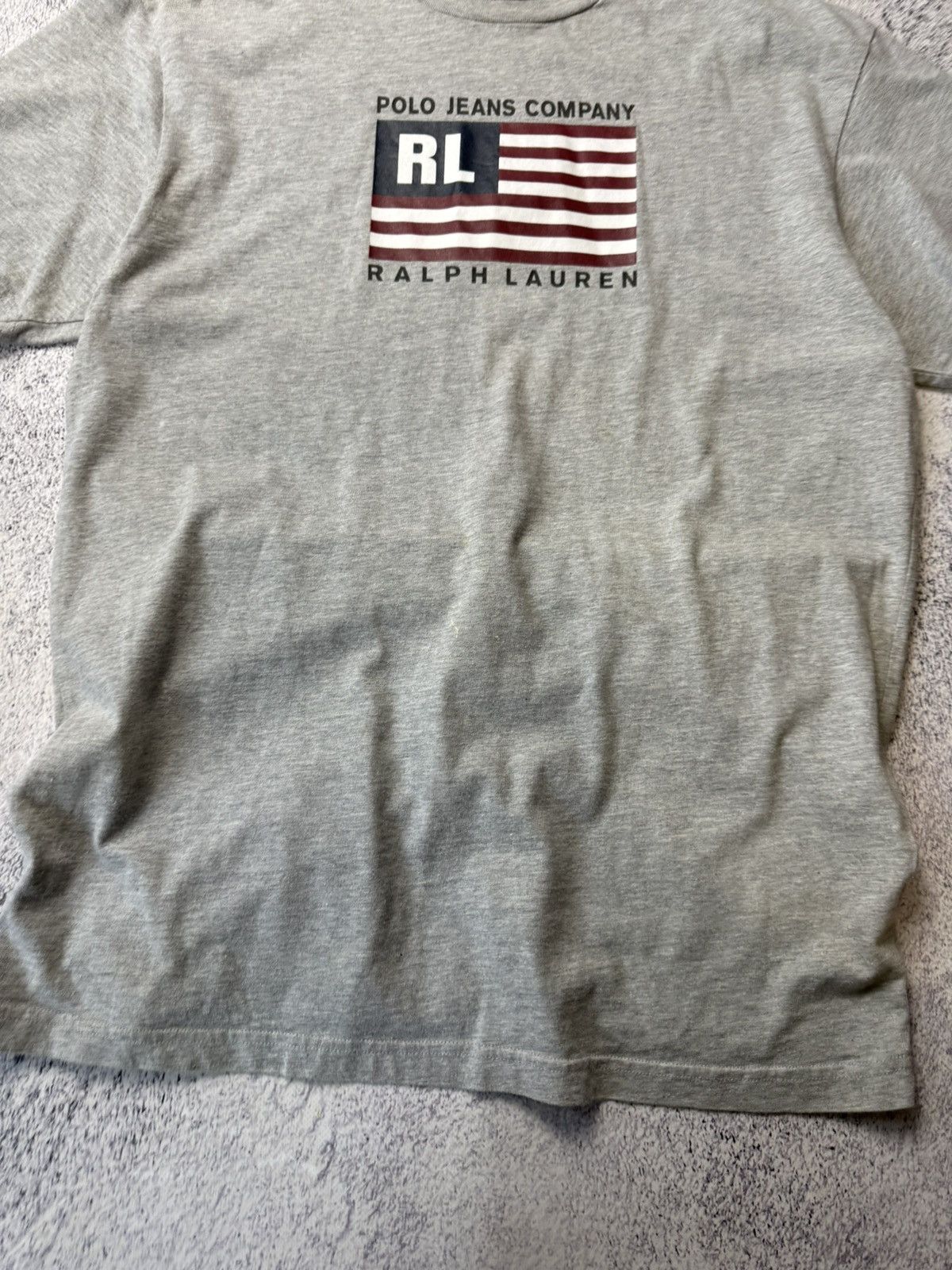 Ralph Lauren Vintage Polo Jeans Co Ralph Lauren T Shirt USA Flag Y2K Size US M / EU 48-50 / 2 - 7 Thumbnail