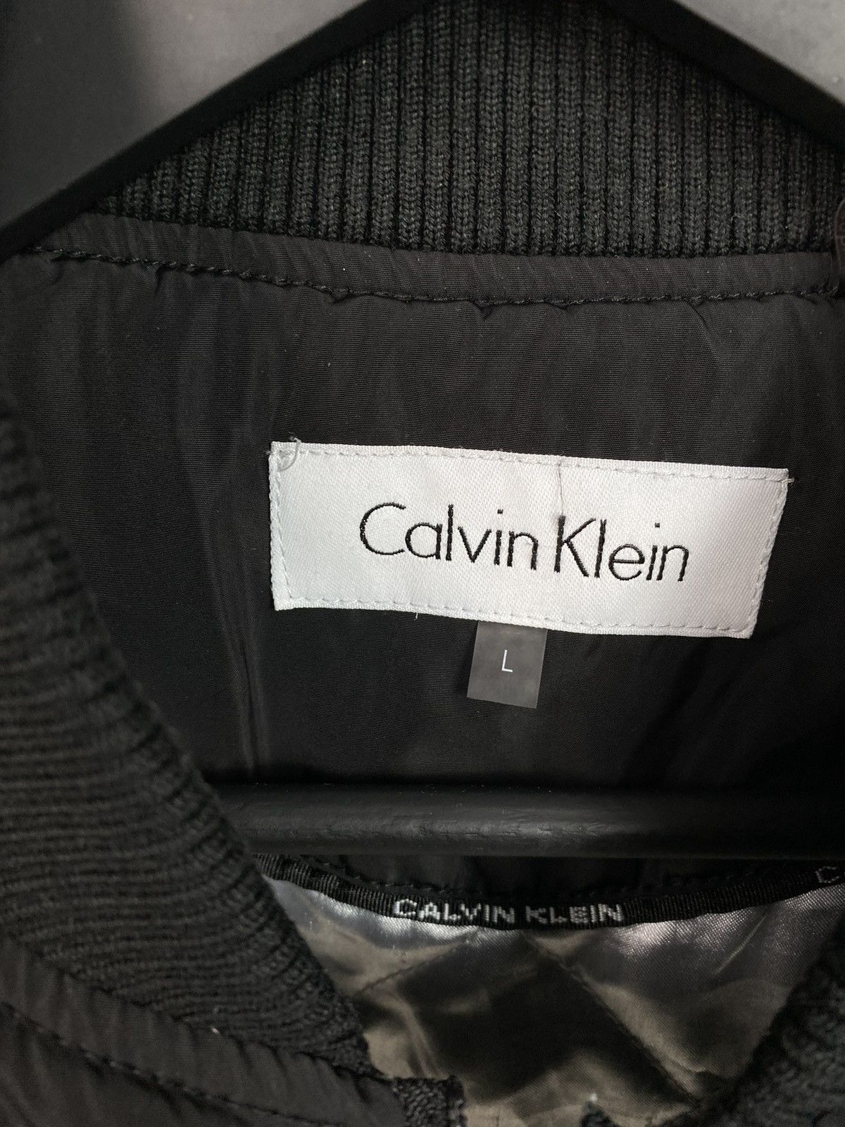 Calvin Klein Calvin Klein Bomber jacket Black Men L size basic Size US L / EU 52-54 / 3 - 7 Thumbnail
