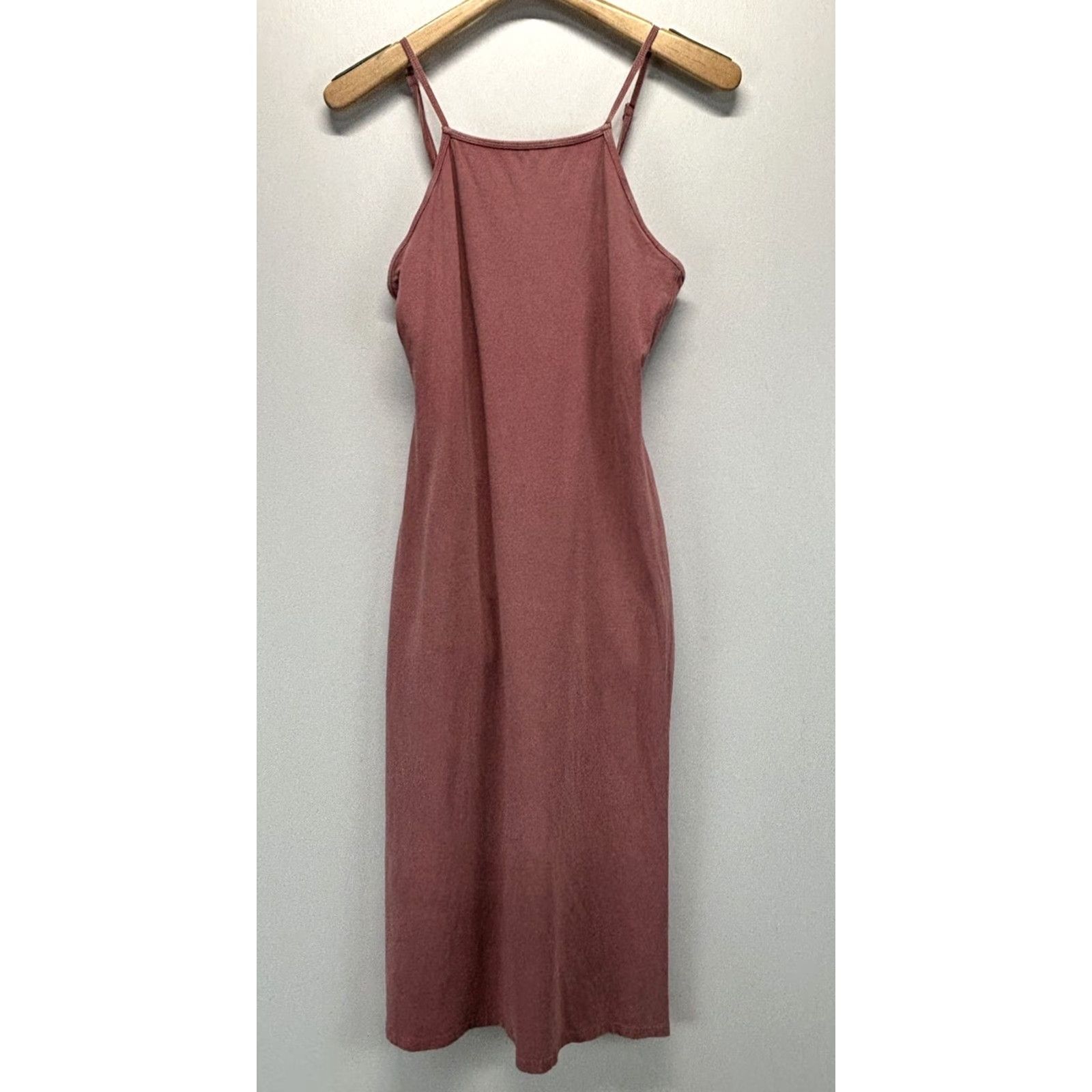 Free People FP Movement Hot Shot Midi Dress Womens Small Pink Built-in Bra Shorts Tank Dress Size 28" / US 6 / IT 42 - 2 Thumbnail
