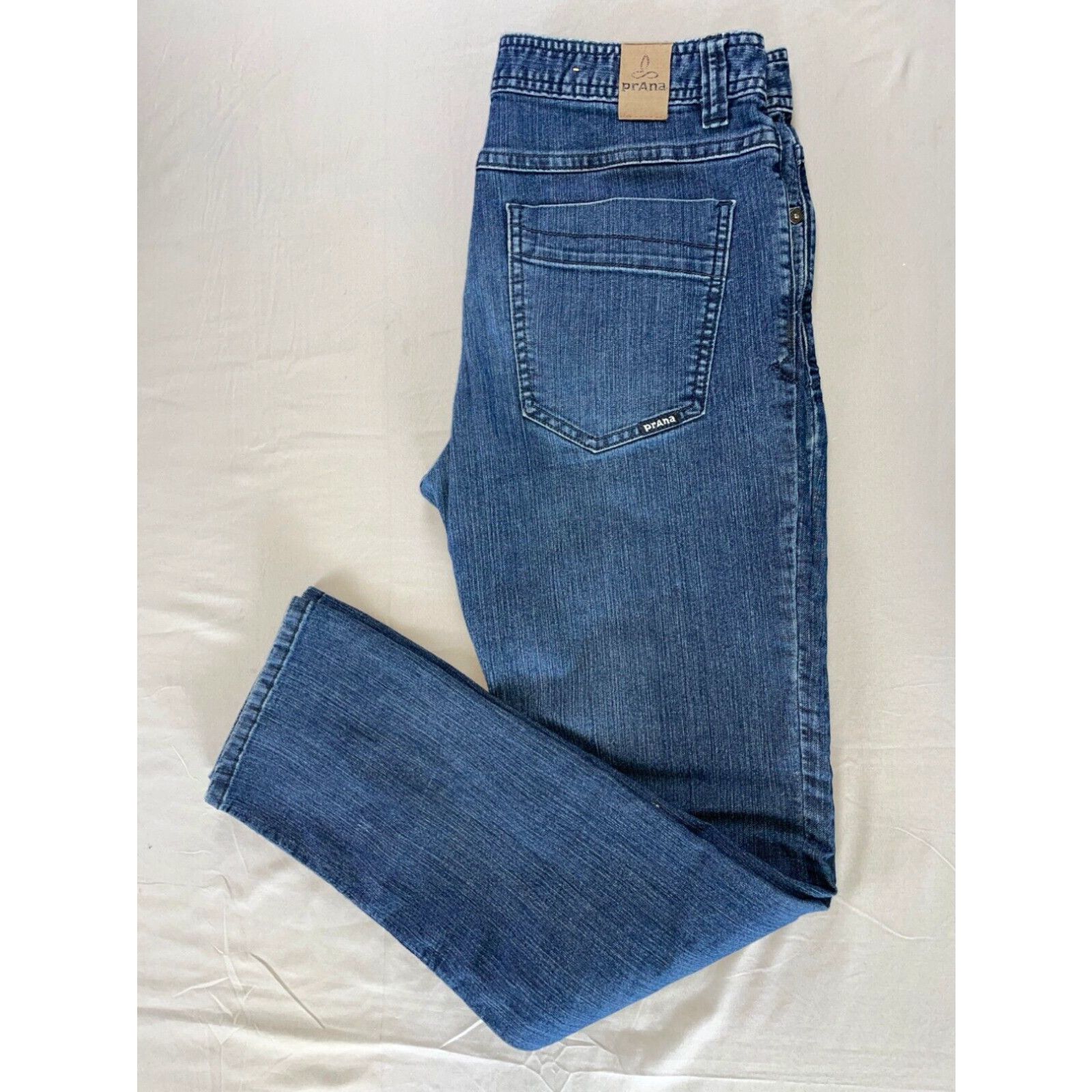 Prana Prana Lightweight Tapered Leg Stretch Denim Jeans. Perfectly ...