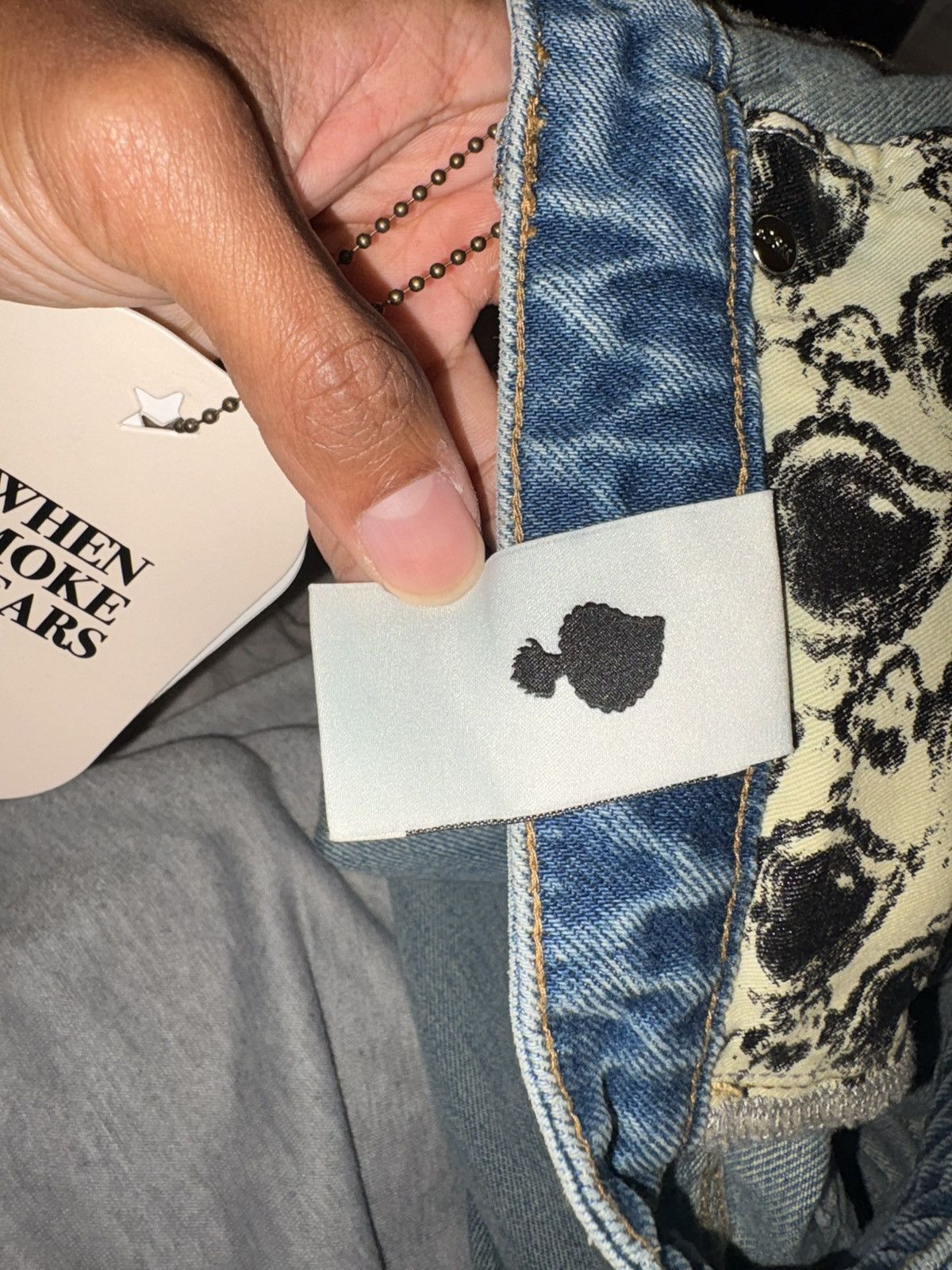 Whensmokeclears WHENSMOKECLEARS Hotel Capsule Denim Pants Size US 36 / EU 52 - 7 Thumbnail
