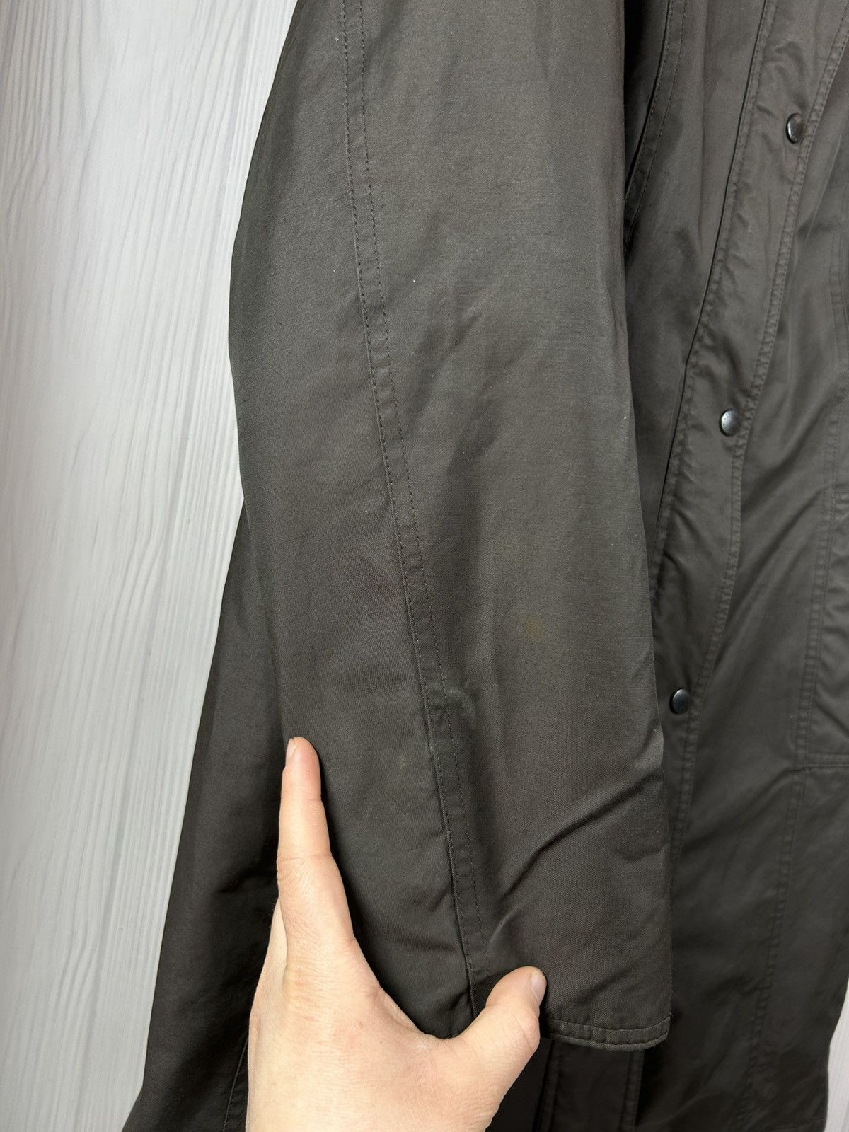 Barbour Barbour Twill Belsay Women’s Brown Waterproof Long Jacket Size XL / US 12-14 / IT 48-50 - 11 Thumbnail