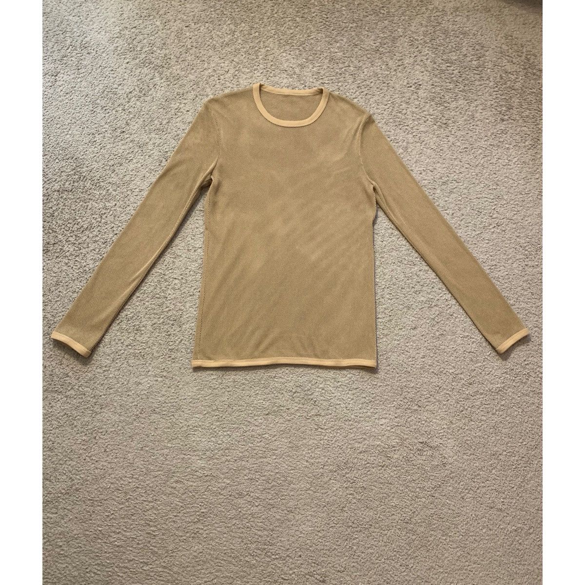 Helmut Lang HELMUT LANG BROWN LOGO MESH TOP Size US M / EU 48-50 / 2 - 22 Thumbnail