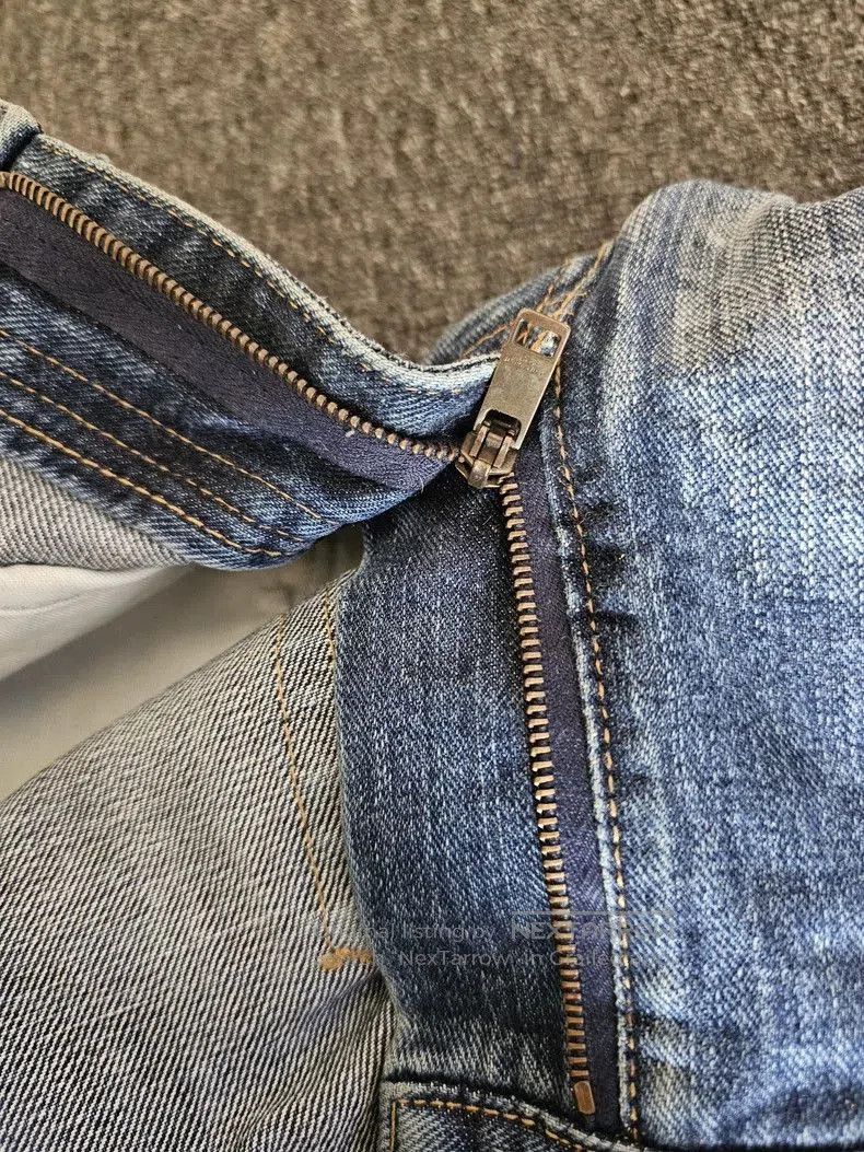 Saint Laurent Paris Saint Laurent D02 Distressed Denim Jeans. Size US 28 / EU 44 - 5 Thumbnail