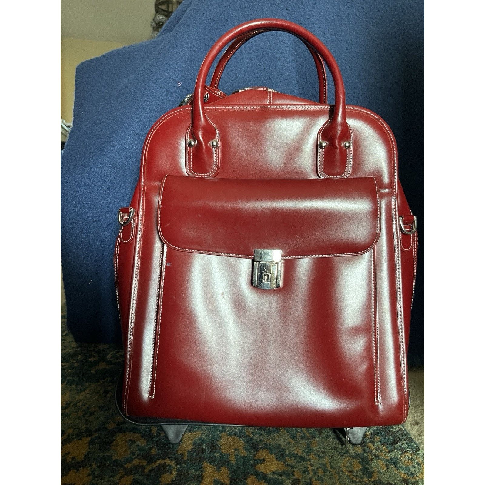 Other McKlein Leather Carry-On Detachable Roll-On Collapsible Size ONE SIZE - 15 Thumbnail
