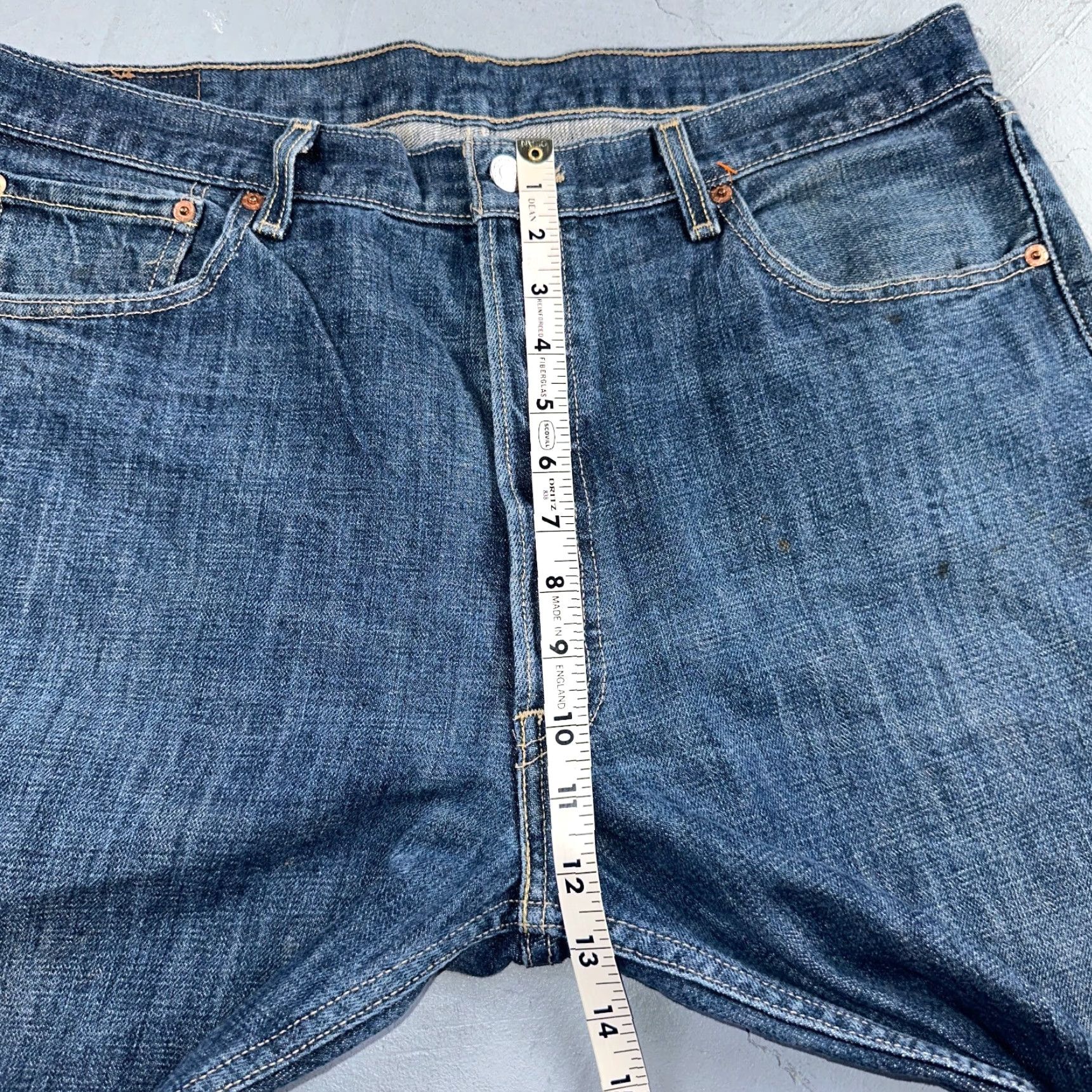 Levi's VINTAGE Levi's 501 Straight Jeans Blue 38x32 Regular Regular Men 90s Denim Levi's 501 Series 5-Pocket Design Wool? No. Size US 38 / EU 54 - 7 Thumbnail