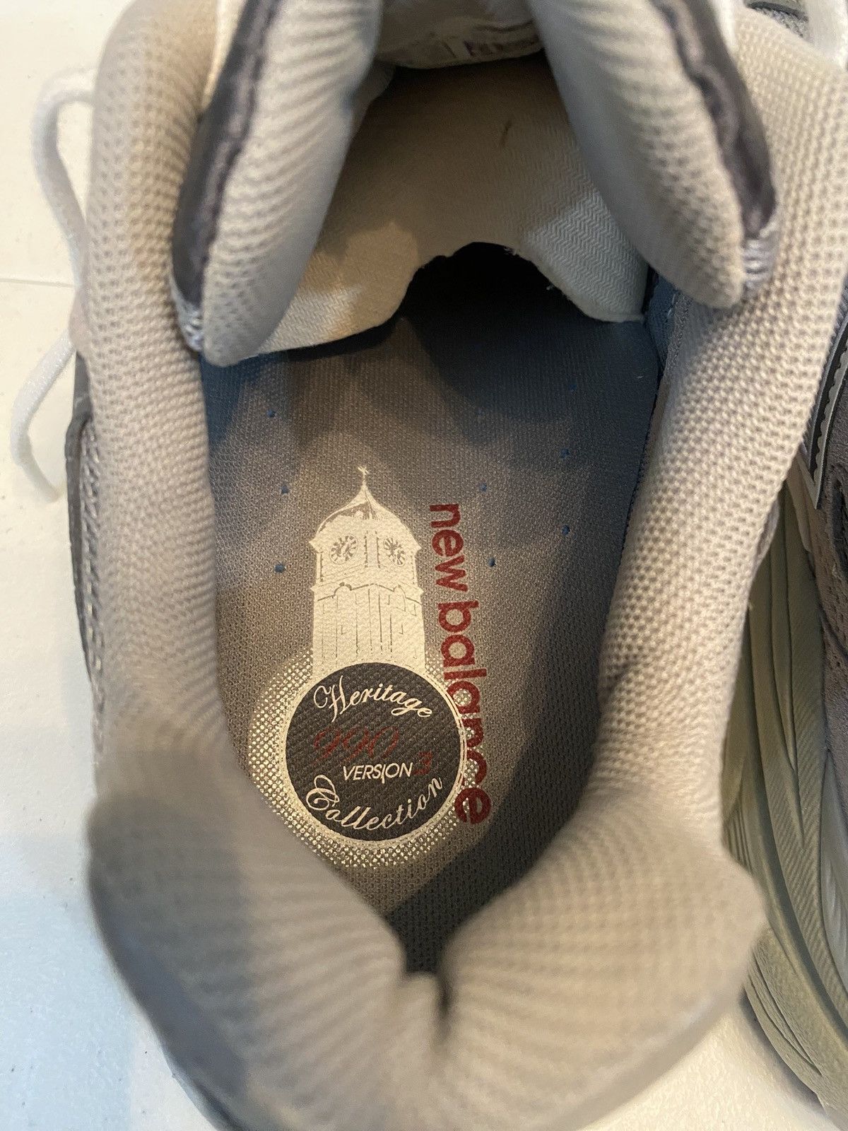 New Balance New Balance 990v3 Made in USA Gray White Suede Heritage 8 LN Size US 8 / EU 41 - 18 Thumbnail