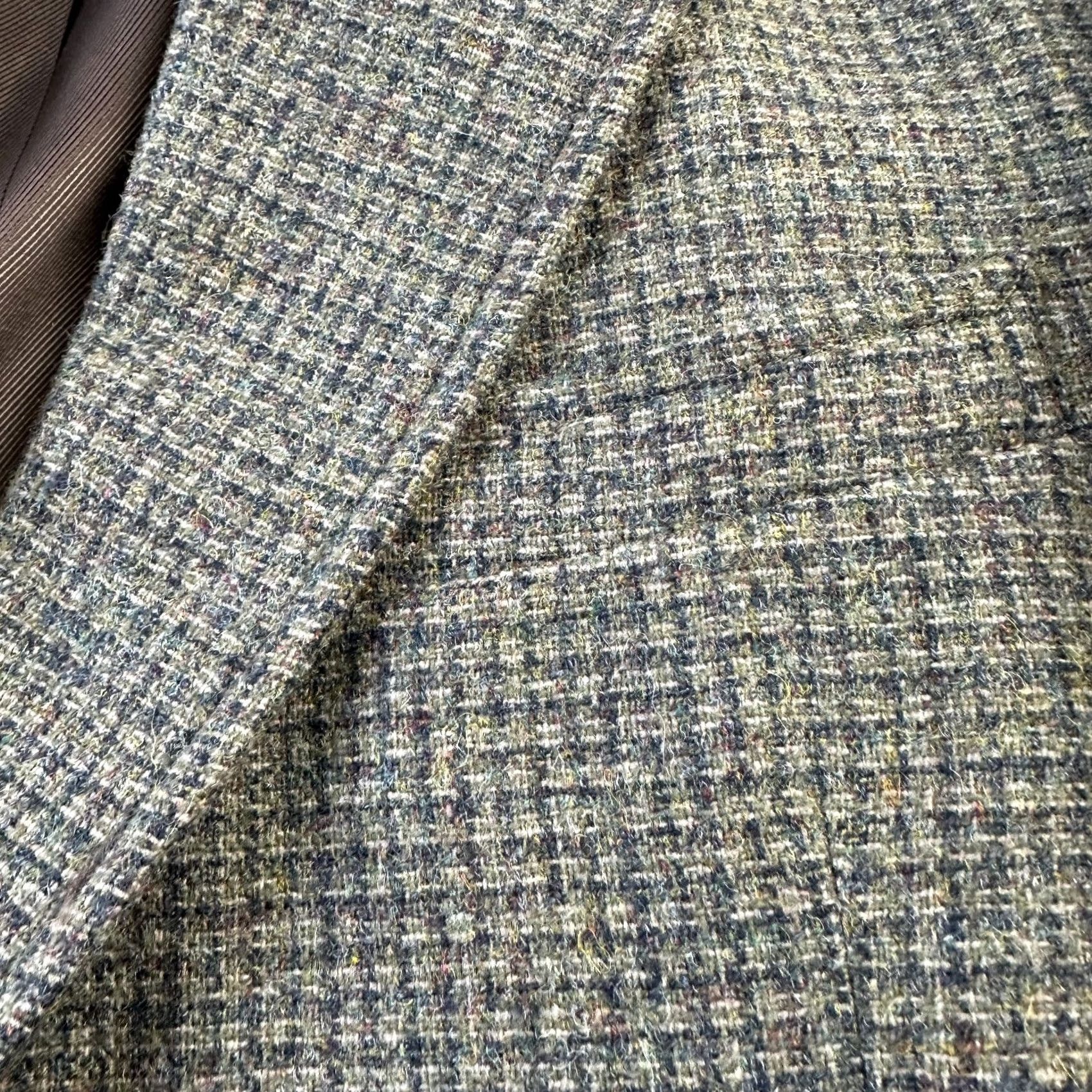 Pendleton VINTAGE Pendleton Mens 46 Tweed Blazer Sport Coat Elbow Pads Brown Wool Size 46R - 6 Thumbnail