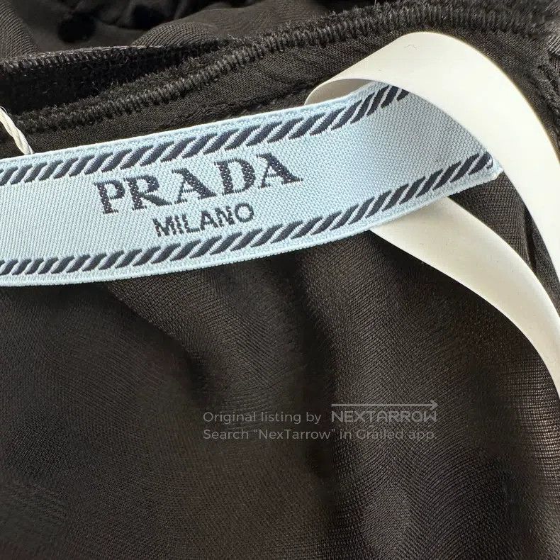 Prada Prada Fluctuating perspective two-piece shirt set Size XS / US 0-2 / IT 36-38 - 4 Thumbnail