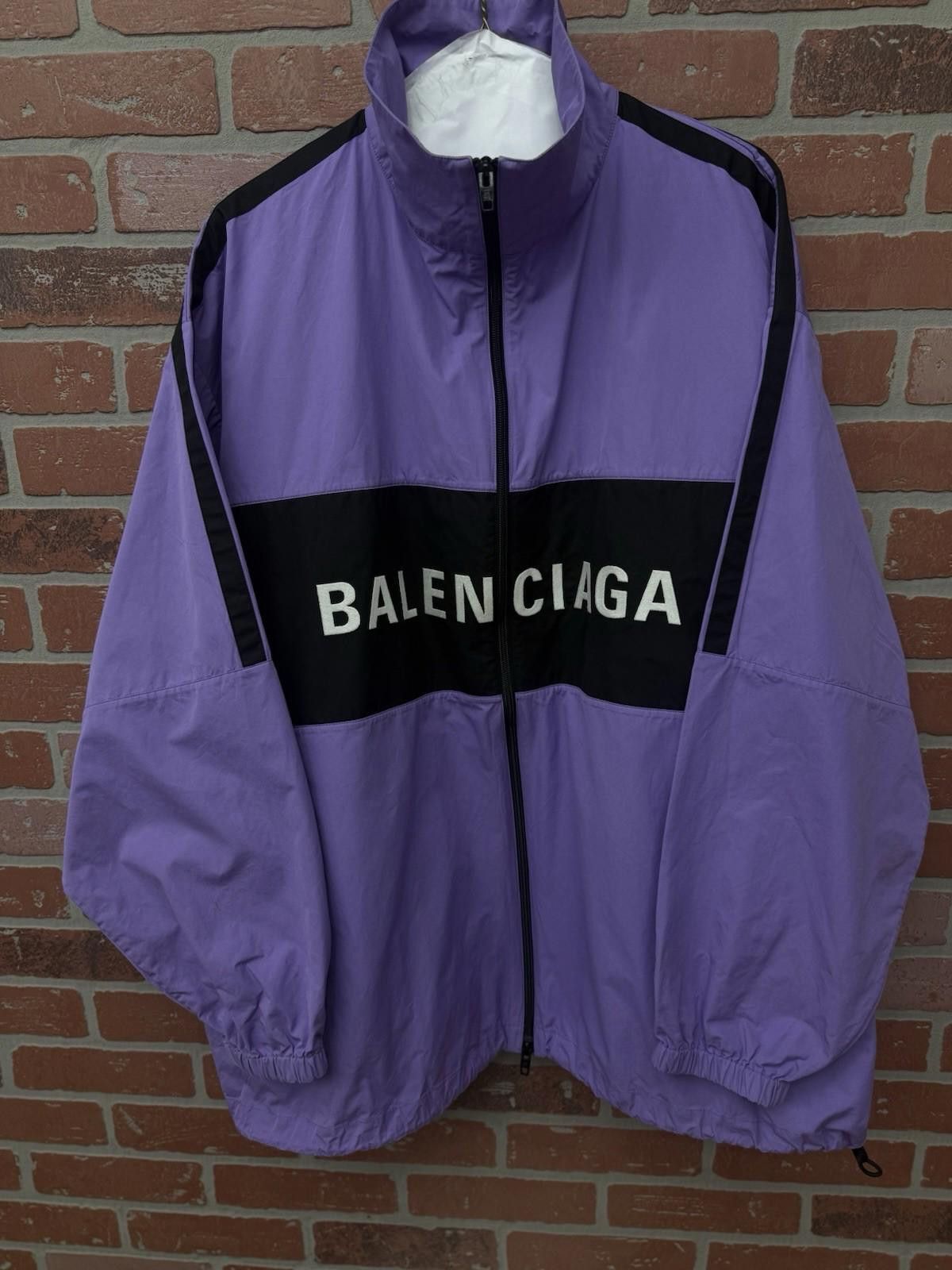 Balenciaga Balenciaga Track Jacket - Purple Size 34 $1250 Retail Size US XL / EU 56 / 4 - 3 Thumbnail