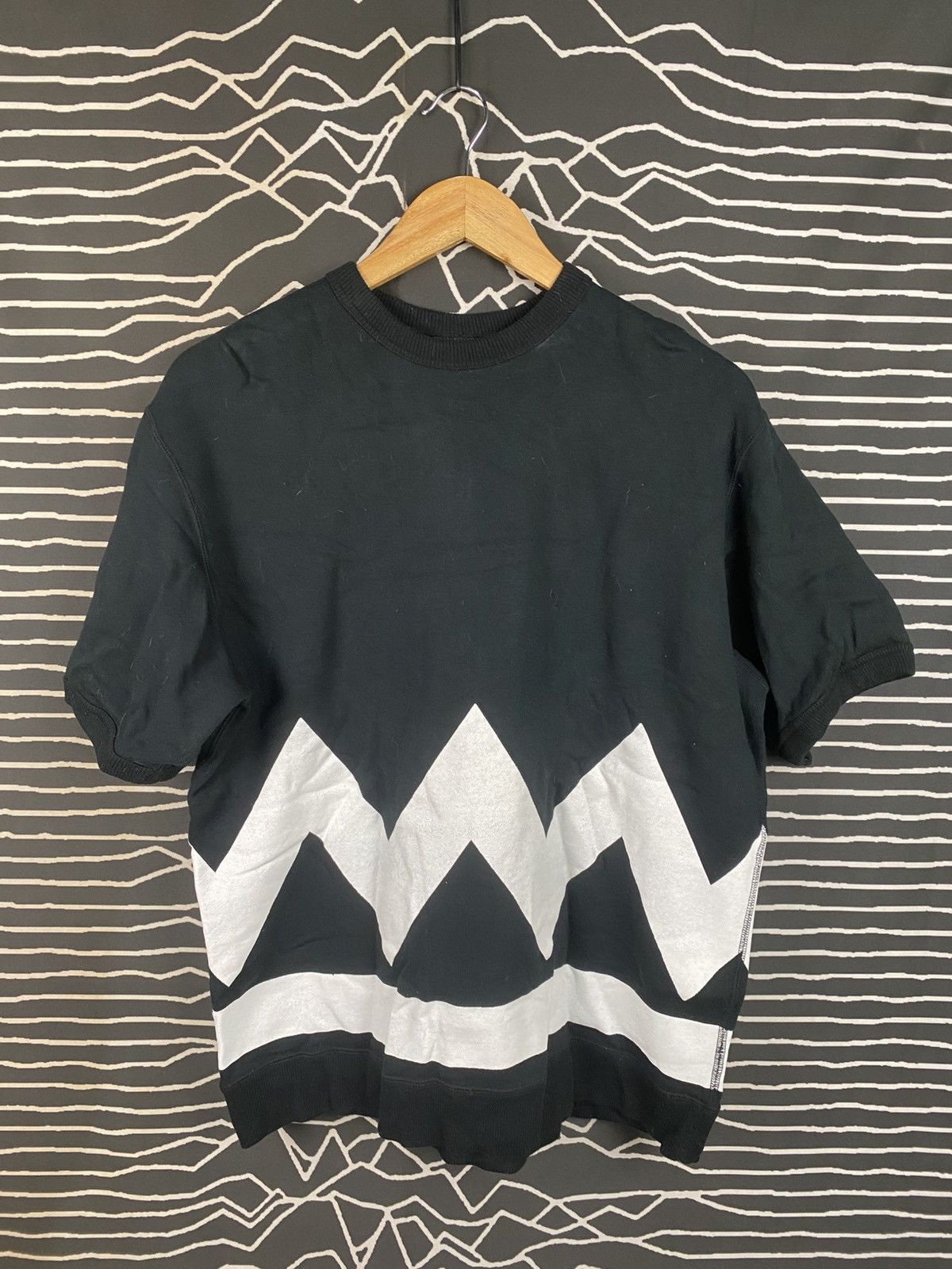 Bounty Hunter Bounty Hunter Japan Zig Zag Logo Short Sleeve Sweatshirt Size US L / EU 52-54 / 3 - 1 Thumbnail