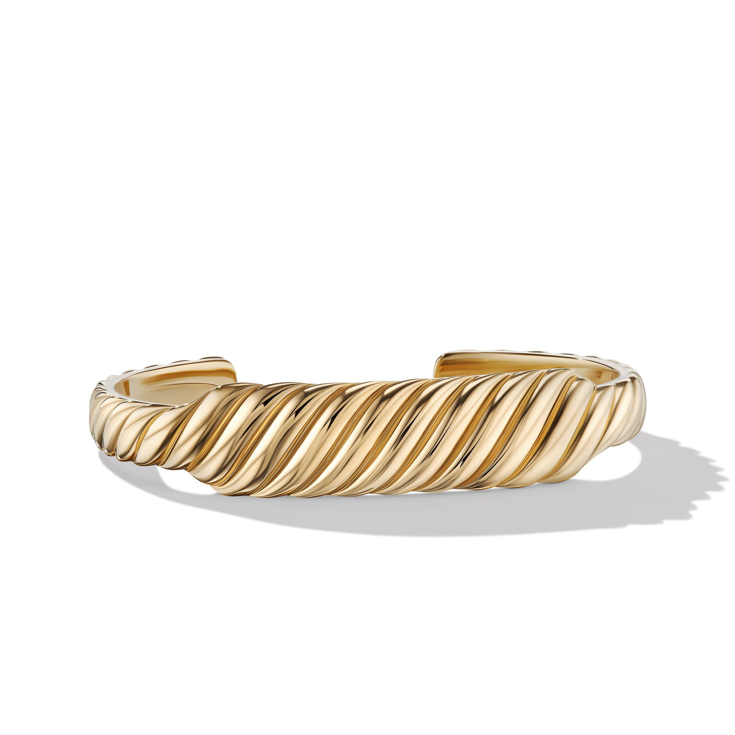 David Yurman o1w1db10325 Bracelet in 18K Yellow Gold & 13mm Size ONE SIZE - 1 Thumbnail