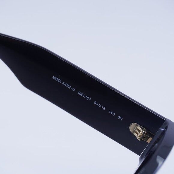 Versace Versace VE4492U GB1/87 Sunglasses Black Square Frame Size ONE SIZE - 8 Thumbnail