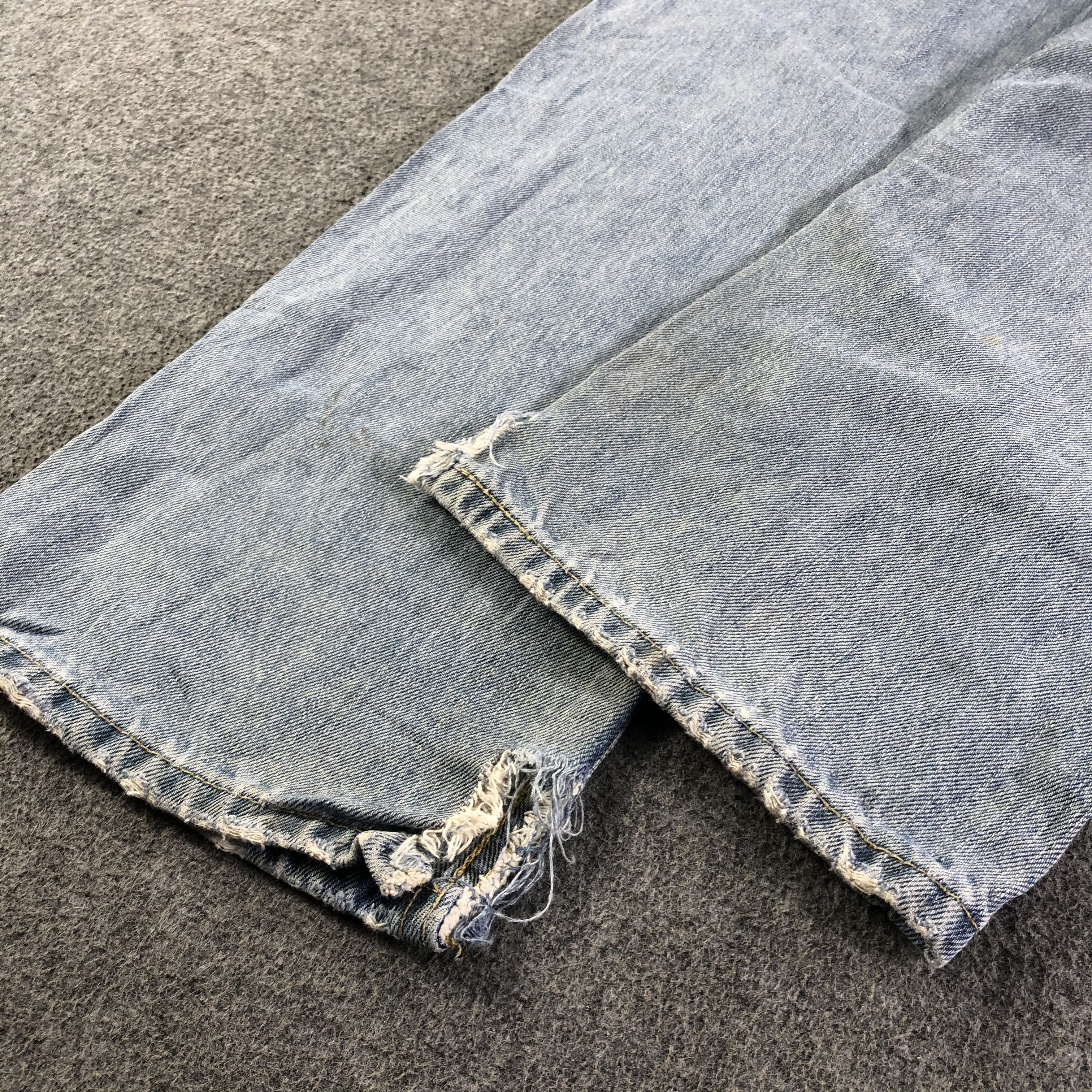 Levi's Vintage Blue Wash Levis 505 Jeans-J4444 Size US 33 - 6 Thumbnail