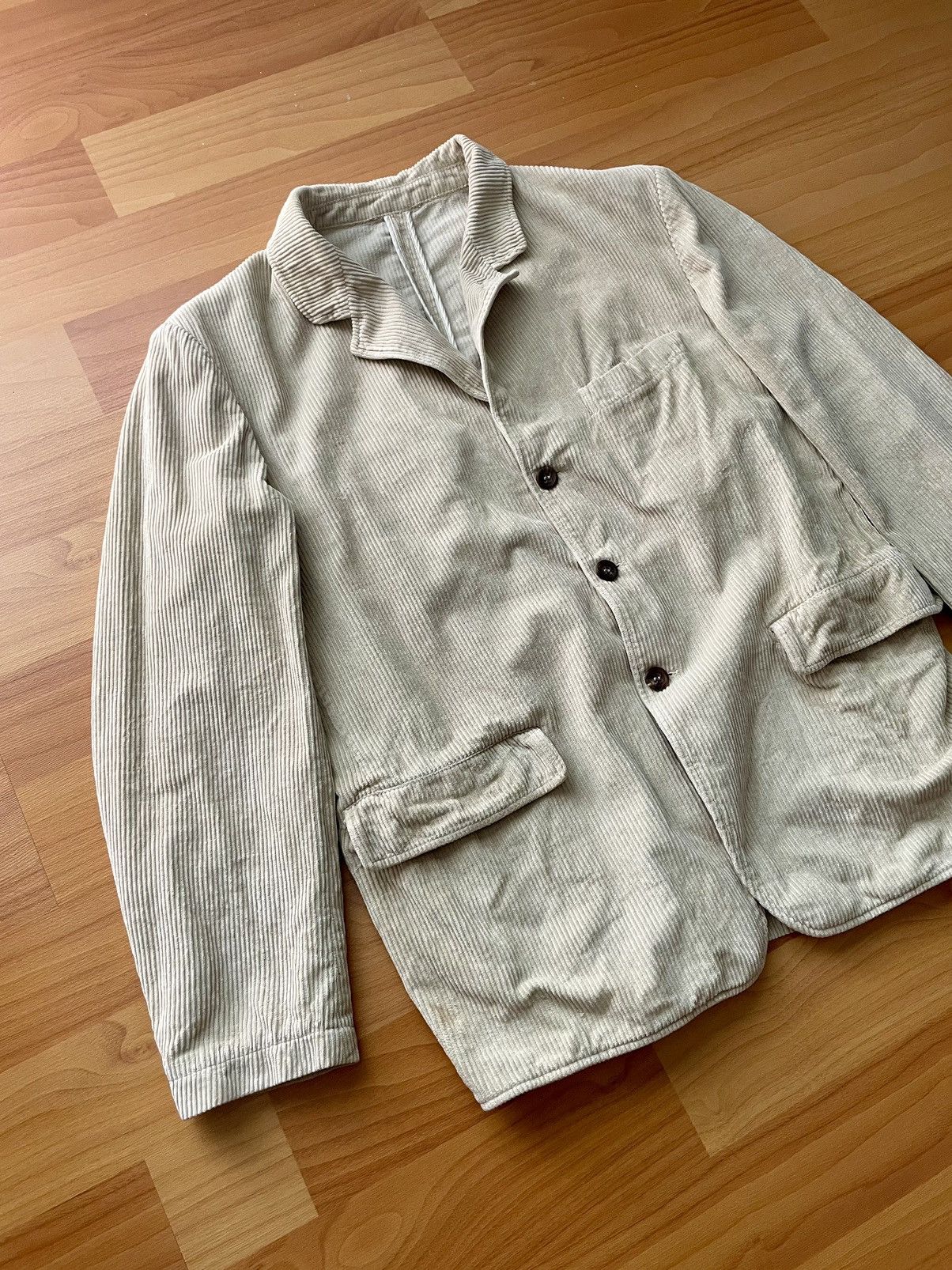 C.P. Company × Designer Vintage 90s C.P. Company Blazer Velvet Jacket Buttons Size 52R - 2 Thumbnail