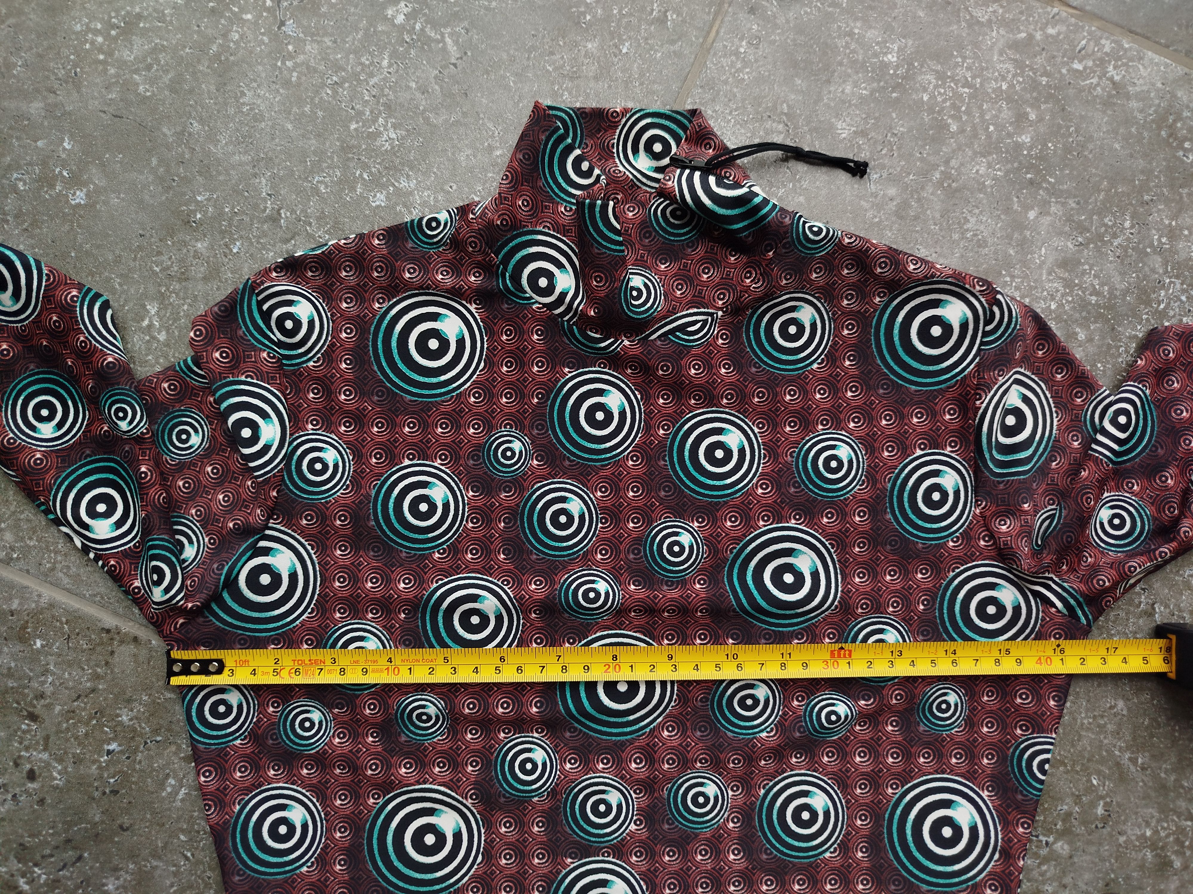 Jean Paul Gaultier Top Long Sleeve Op Art Circle Archive Vintage 90s Size S Size S / US 4 / IT 40 - 14 Thumbnail