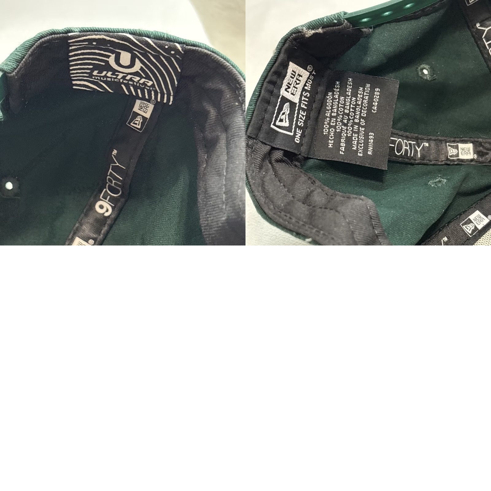 New Era New Era Ultra Music Festival 9Fifty SnapBack Baseball Cap Green Mens One Size Size ONE SIZE - 8 Thumbnail