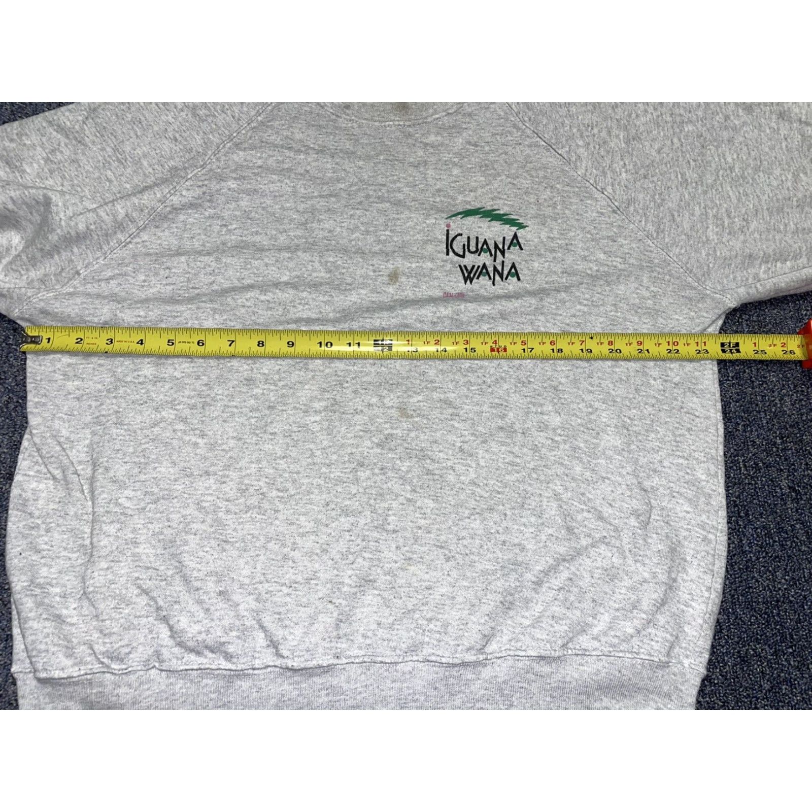 Vintage VINTAGE Iguana Animal Made in USA Crewneck Sweatshirt XL Crew Neck Sweatshirt Graphic Print Men Blue 90s Size US XL / EU 56 / 4 - 4 Thumbnail