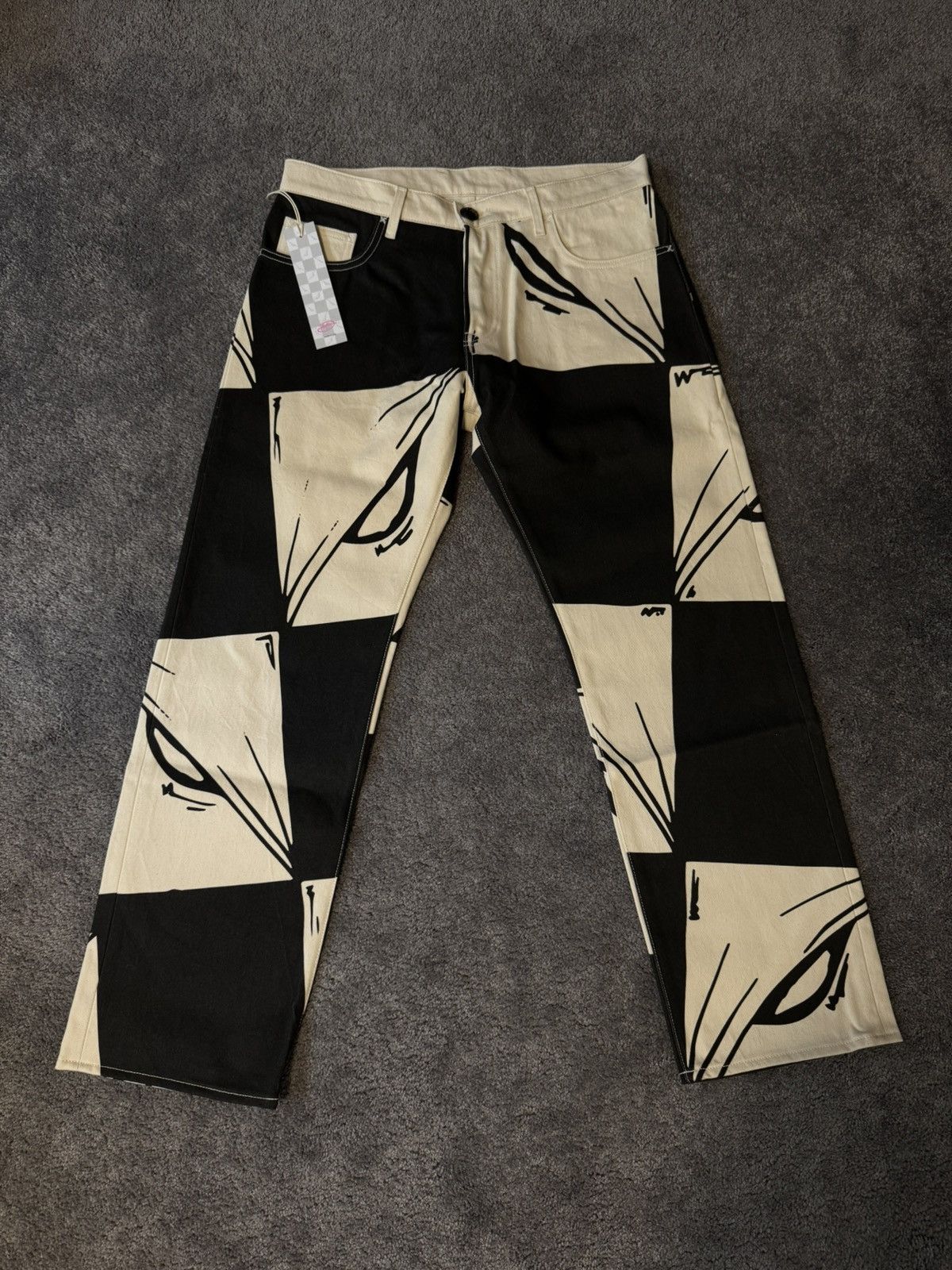 Matty Boy Matty Boy NYC Exclusive “99 EYES” Denim White Size US 34 / EU 50 - 1 Thumbnail