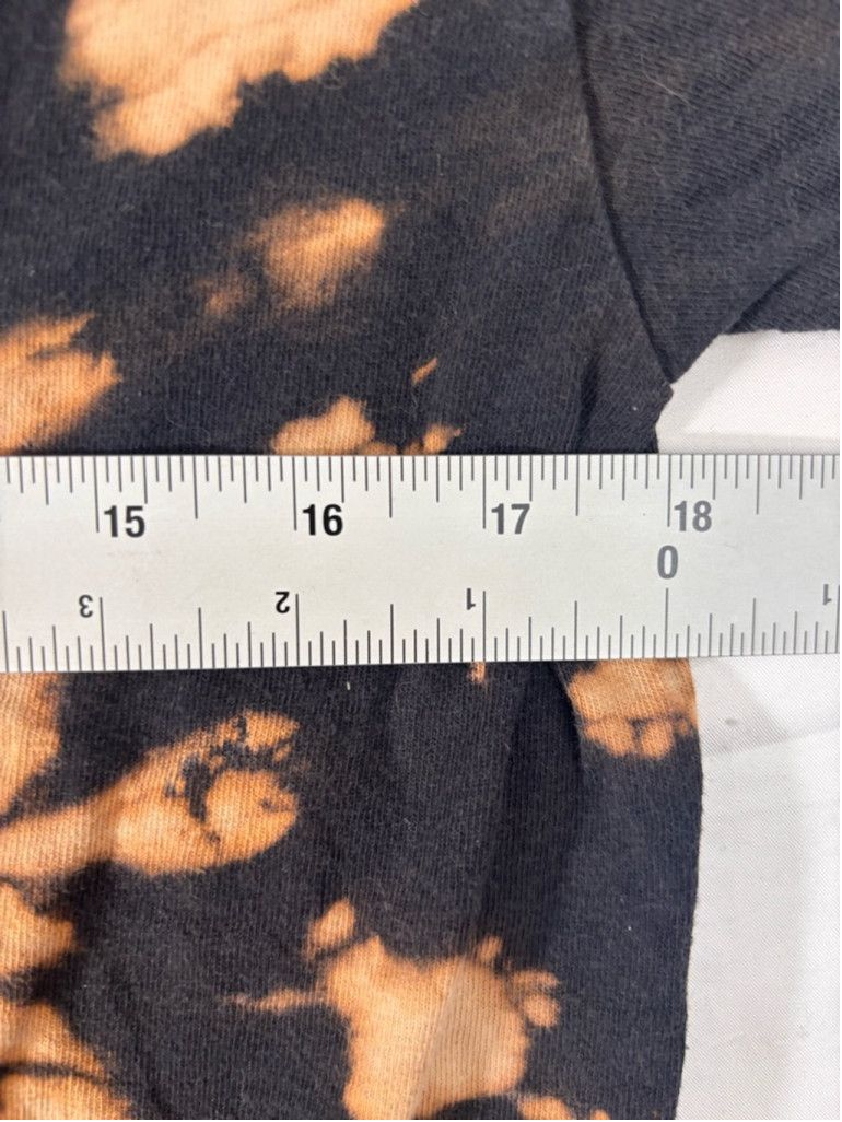 Gildan Men's Gildan T-shirt Size M Black and Orange Tie Dye Size US M / EU 48-50 / 2 - 3 Thumbnail