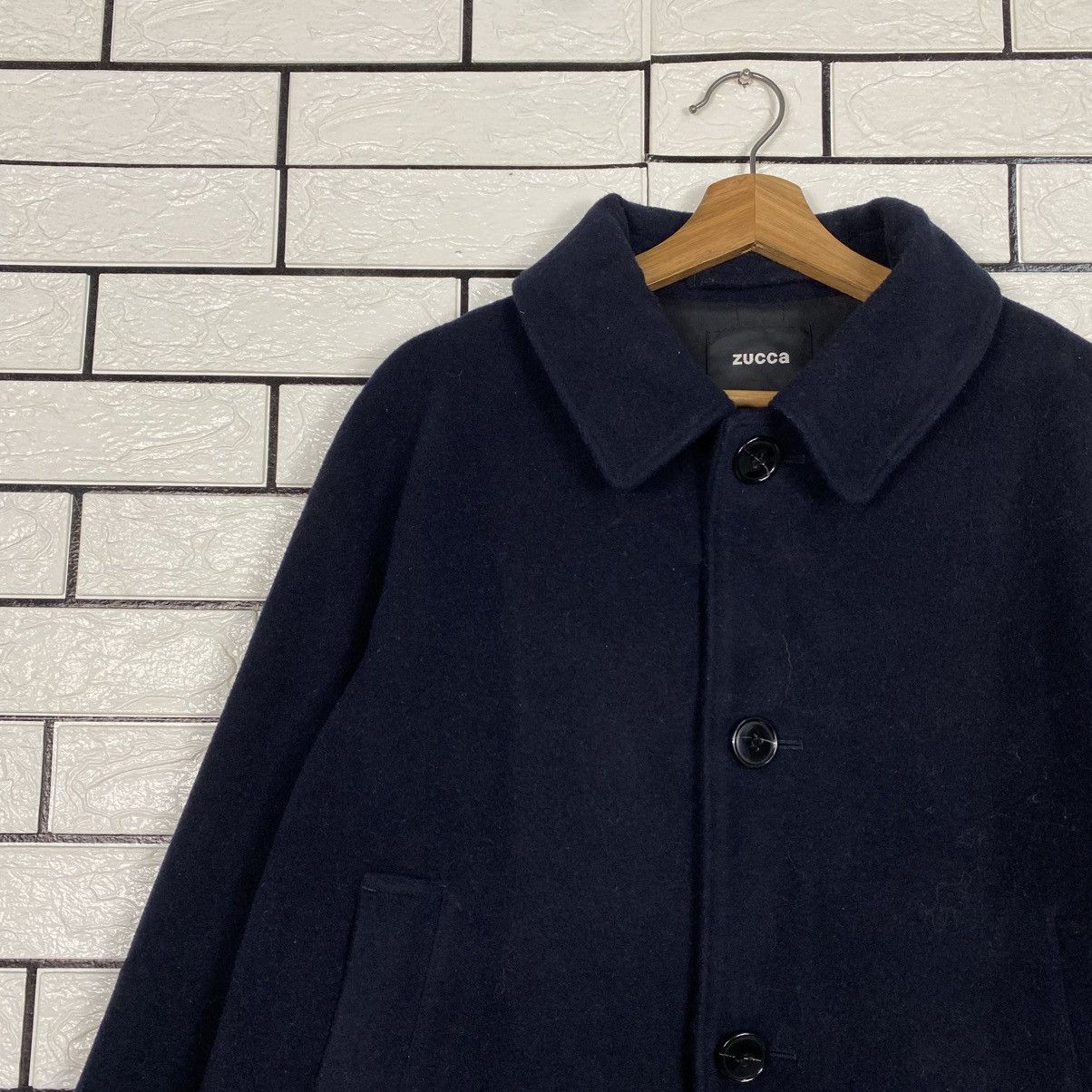 Issey Miyake Avant Garde Wool Button Jacket Runway Zucca Japan Size US L / EU 52-54 / 3 - 8 Thumbnail