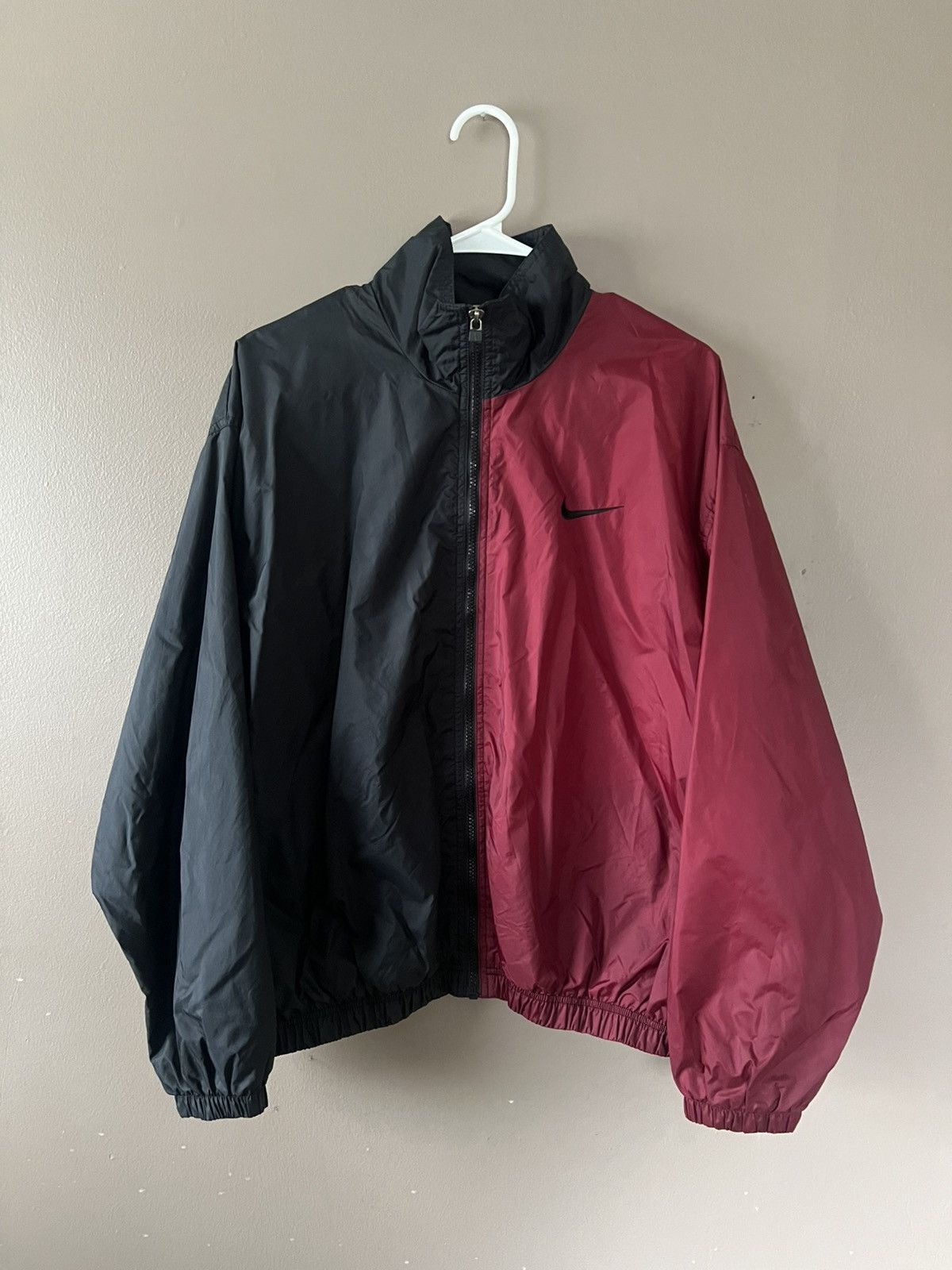 Nike Vintage 90s Nike windbreaker 2 tone jacket Size US M / EU 48-50 / 2 - 1 Thumbnail