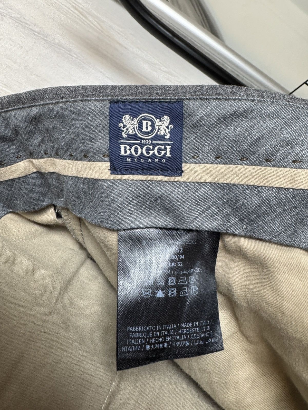 Boggi Boggi Milano made in Italy grey wool buckles classic pants Size US 36 / EU 52 - 13 Thumbnail