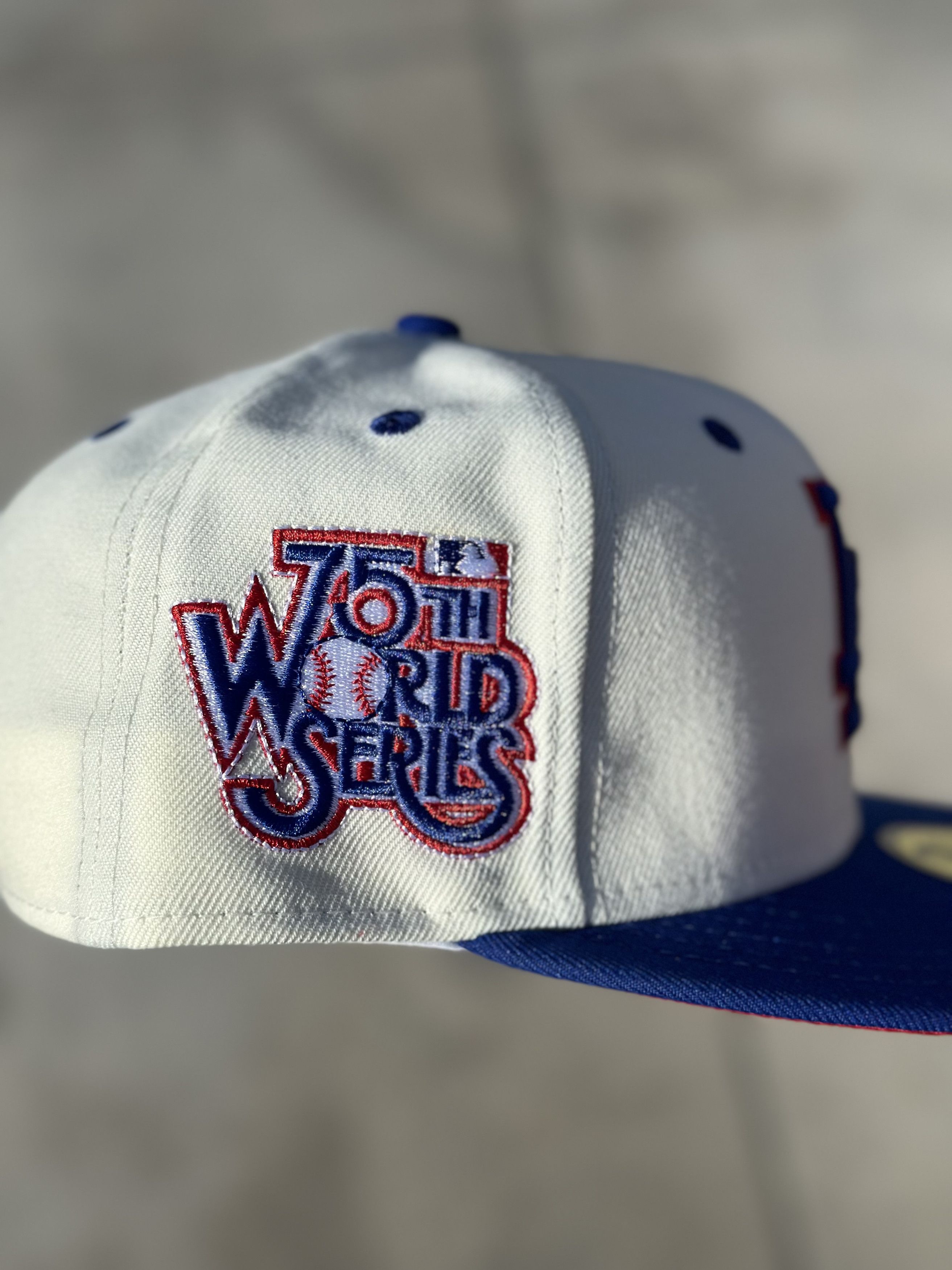 Hat Club 7 1/2 LA Dodgers 75th World Series Patch Size ONE SIZE - 2 Thumbnail
