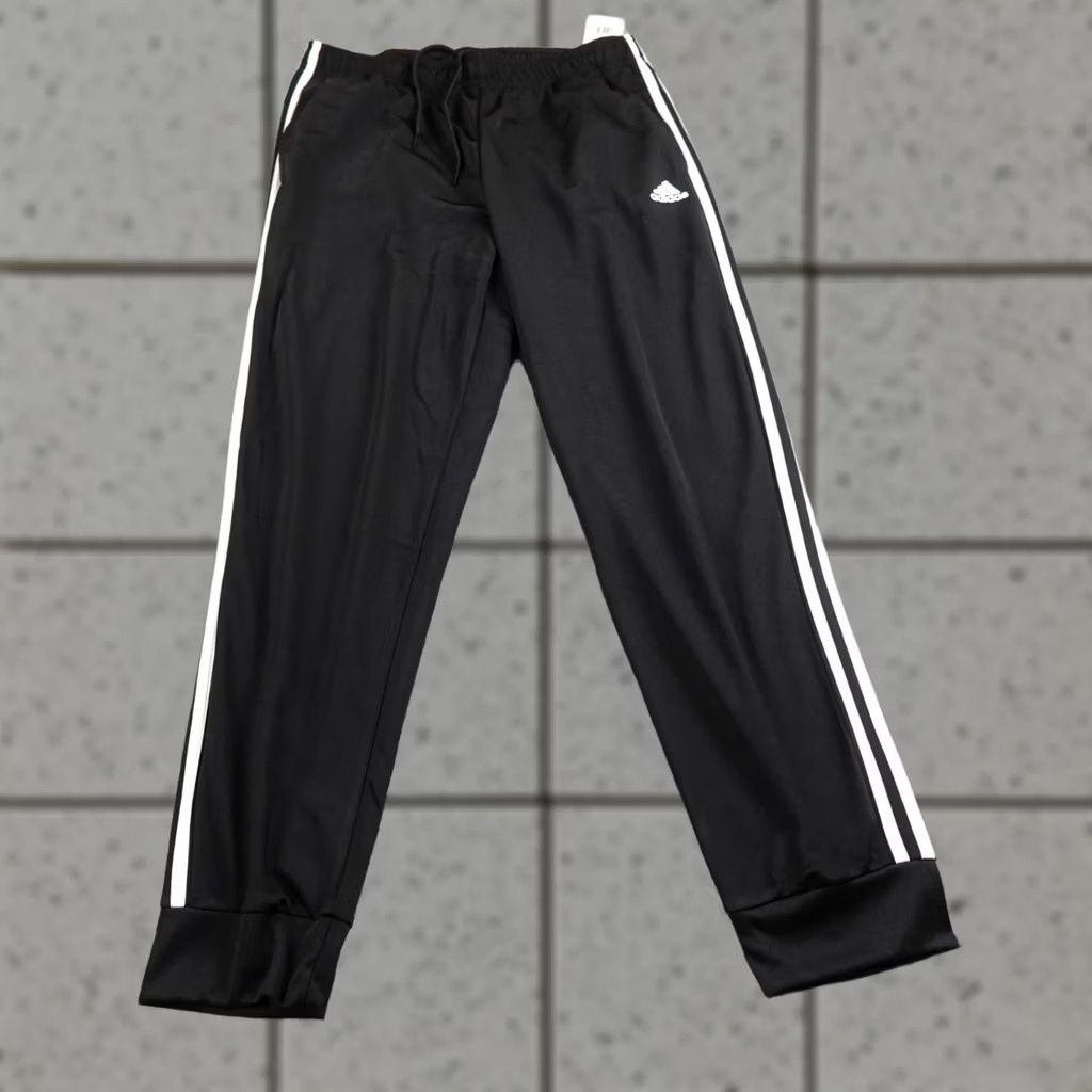 Adidas Adidas Pants Mens L Black Performance Joggers Track Warm Up Drawstring Sweatpants Gym Run Workout Train Size US 32 / EU 48 - 1 Thumbnail