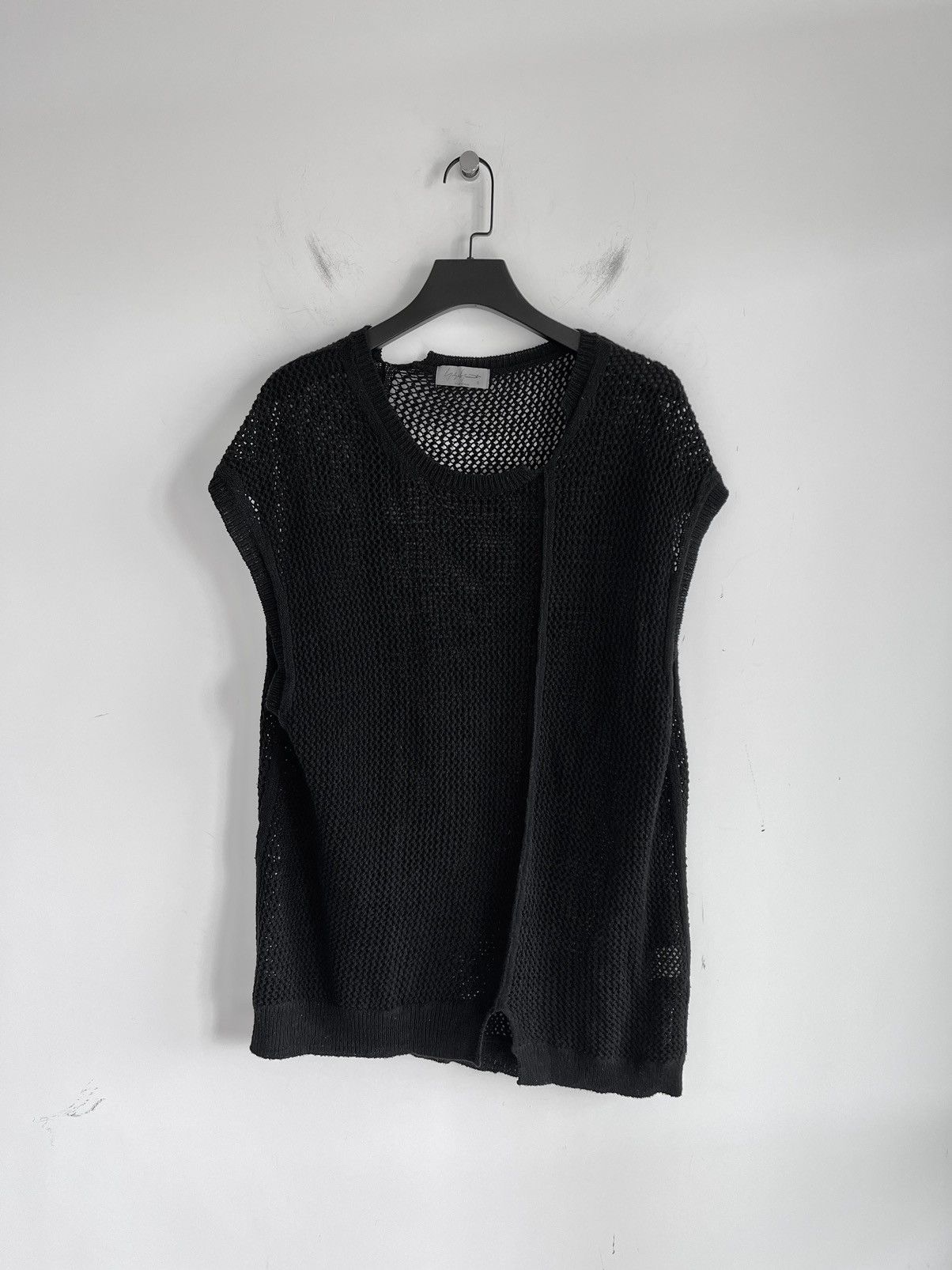 Yohji Yamamoto Yohji Yamamoto Pour Homme - PATTERN VEST Knitwear Size US L / EU 52-54 / 3 - 8 Thumbnail