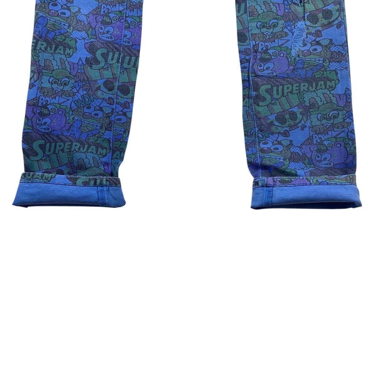 Japanese Brand JAM JOYFULL and MONSTER full print superjam slim fit pants Size 30" / US 8 / IT 44 - 11 Thumbnail
