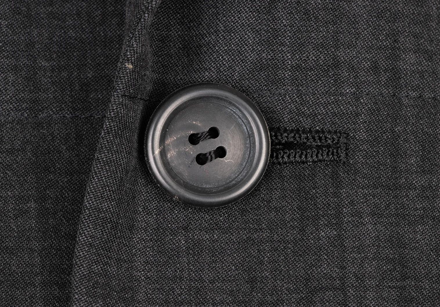Issey Miyake Wool Stitch Design 3B Jacket in Charcoal, Size M Size US M / EU 48-50 / 2 - 7 Thumbnail