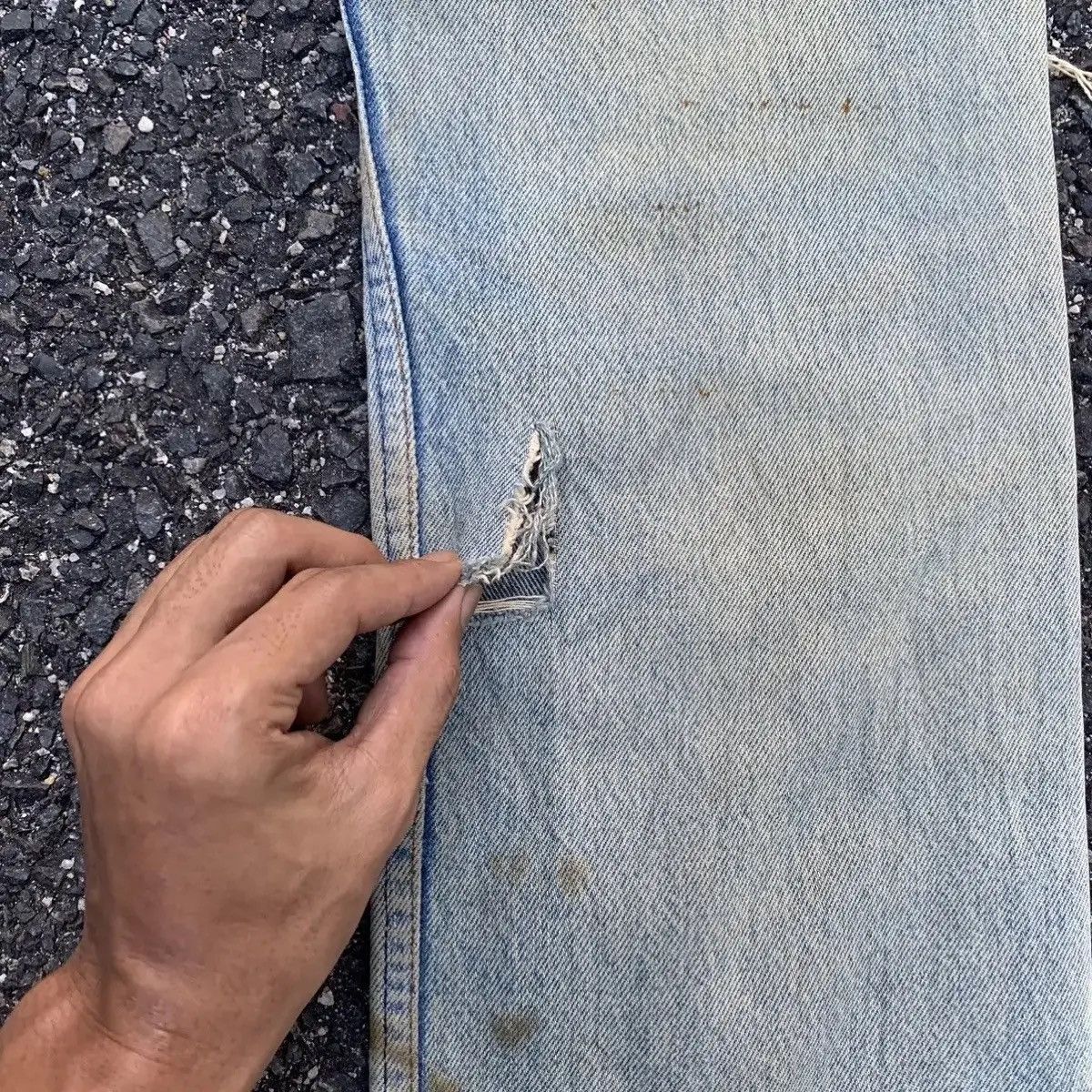 Levi's 💥STEALS💥 Vintage Levi’s Rusty Dirty Distressed Denim Pants Size US 29 - 18 Thumbnail