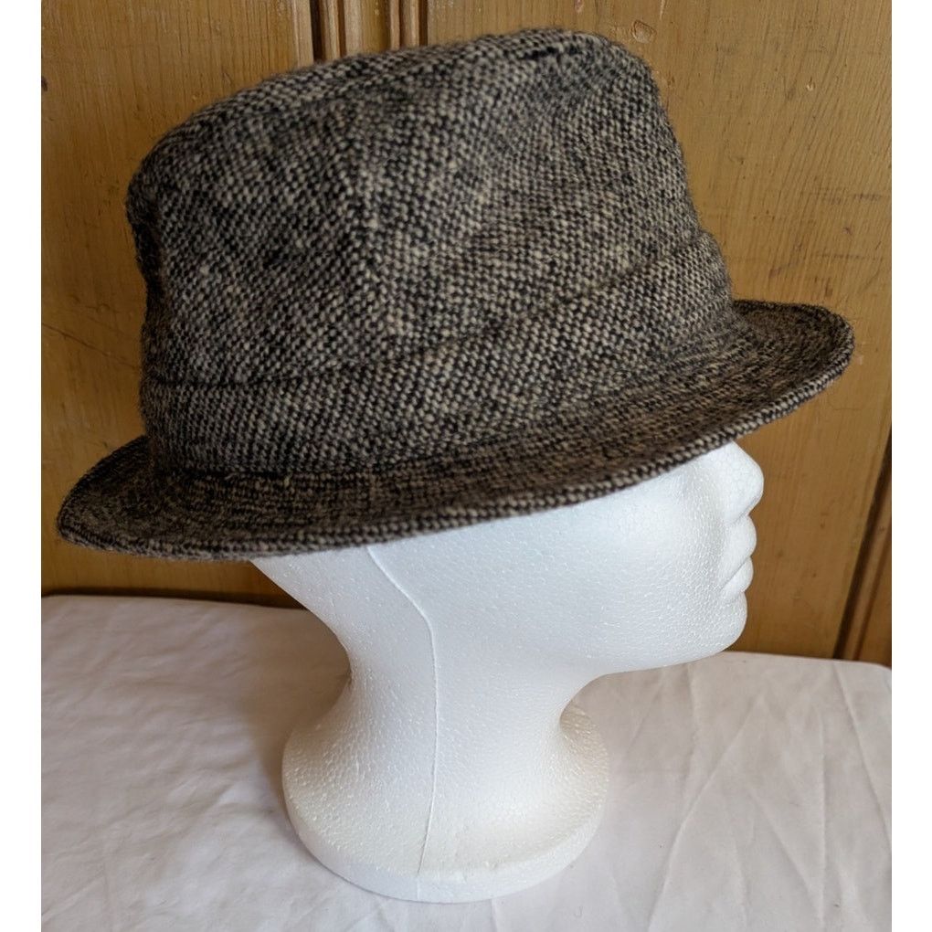 Club Room Vintage Johnathan Richard Wool Irish Tweed Hat 7 1/8 Macys Size ONE SIZE - 4 Thumbnail
