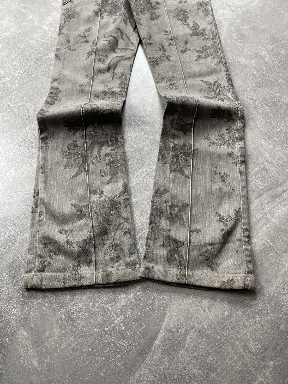 Just Cavalli Roberto Cavalli Just Cavalli Floral Printed Jeans Size 26" / US 2 / IT 38 - 8 Thumbnail