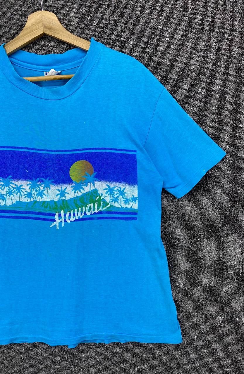 Vintage Vintage 80s Rare Hawaii Sunset Tee T Shirts Size US L / EU 52-54 / 3 - 4 Thumbnail