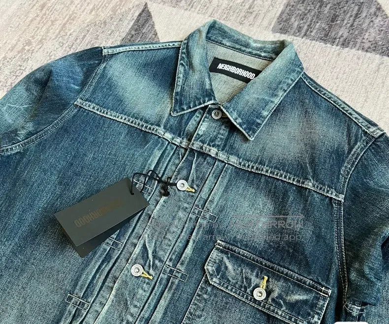 Neighborhood Neighborhood Pocket water-washed denim jacket Size US XL / EU 56 / 4 - 4 Thumbnail