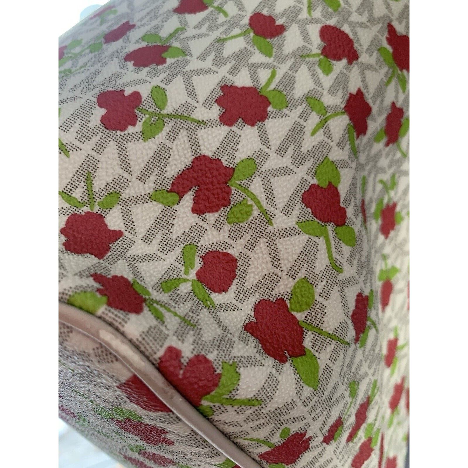 Michael Kors Michael Kors Carter MK Rose Floral Vanilla Large Tote Size ONE SIZE - 18 Thumbnail