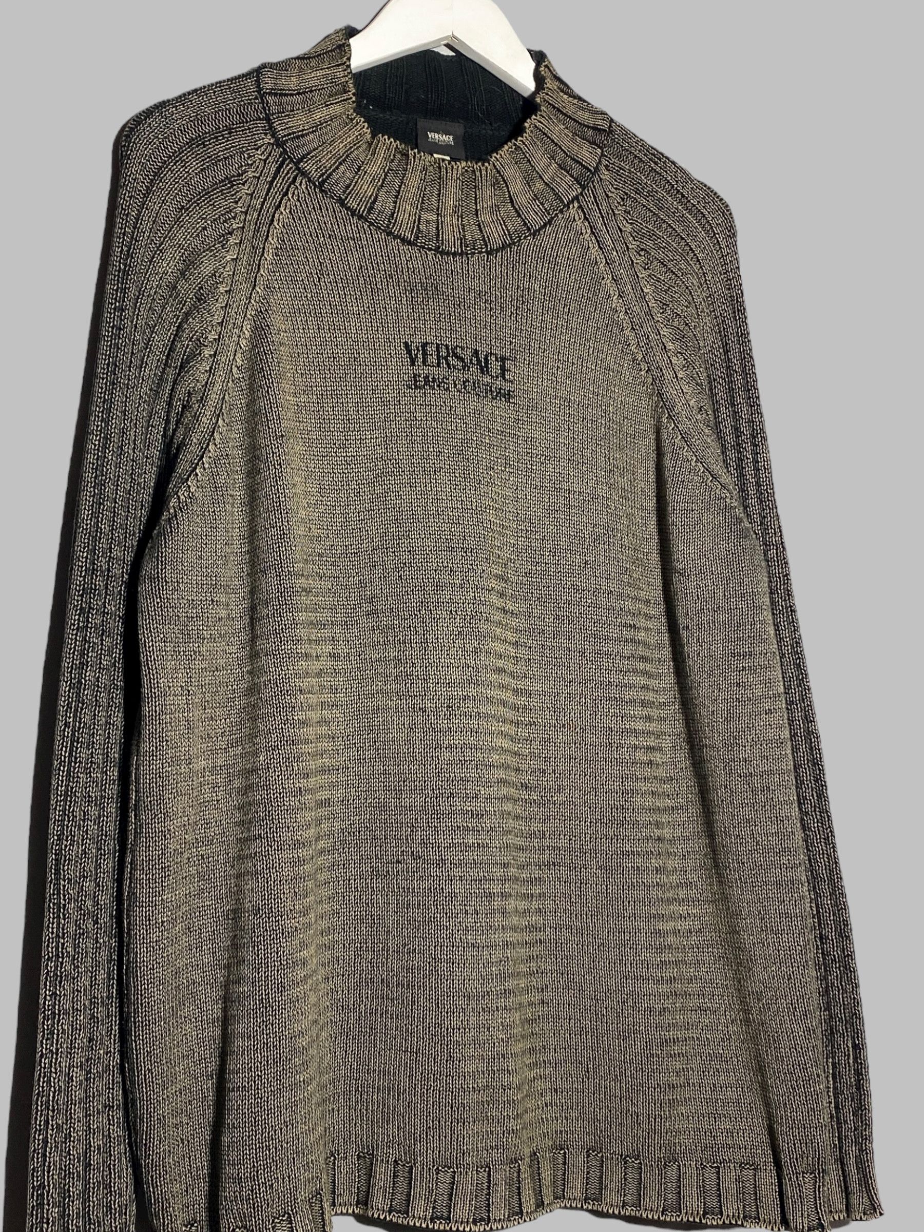 Versace Jeans Couture Vintage 90s Versace Jeans Couture Avant Garde Y2k Sweater Size US XXL / EU 58 / 5 - 3 Thumbnail