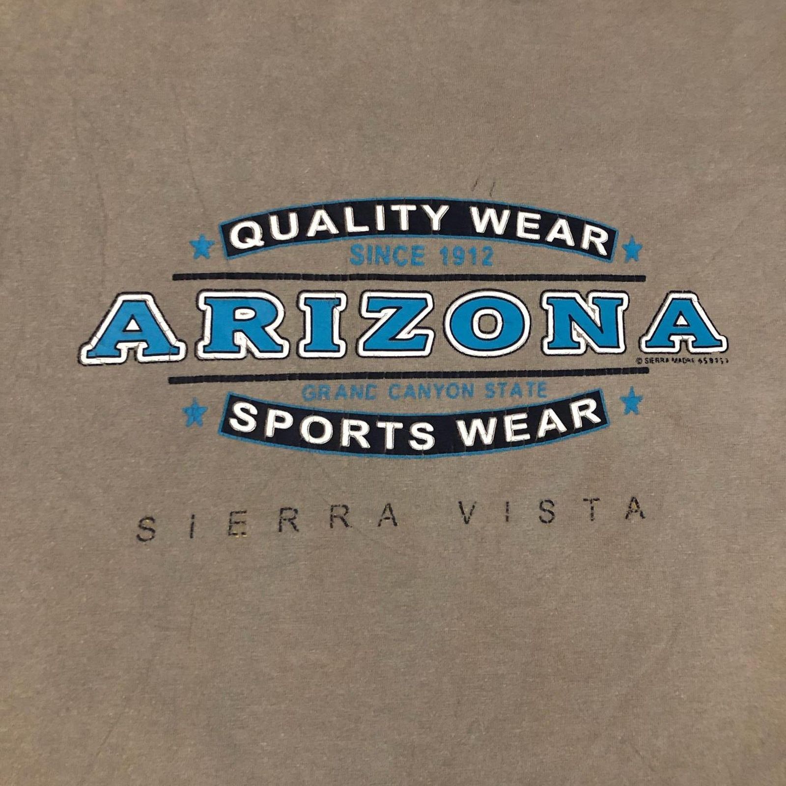 Jerzees Men’s Grey Sierra Vista, Arizona Graphic Tee Size US XL / EU 56 / 4 - 3 Thumbnail