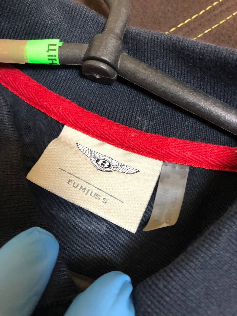 Bentley BRAND New Bentley Stripe Polo Shirt Navy Grey Melange Men Size US S / EU 44-46 / 1 - 9 Thumbnail