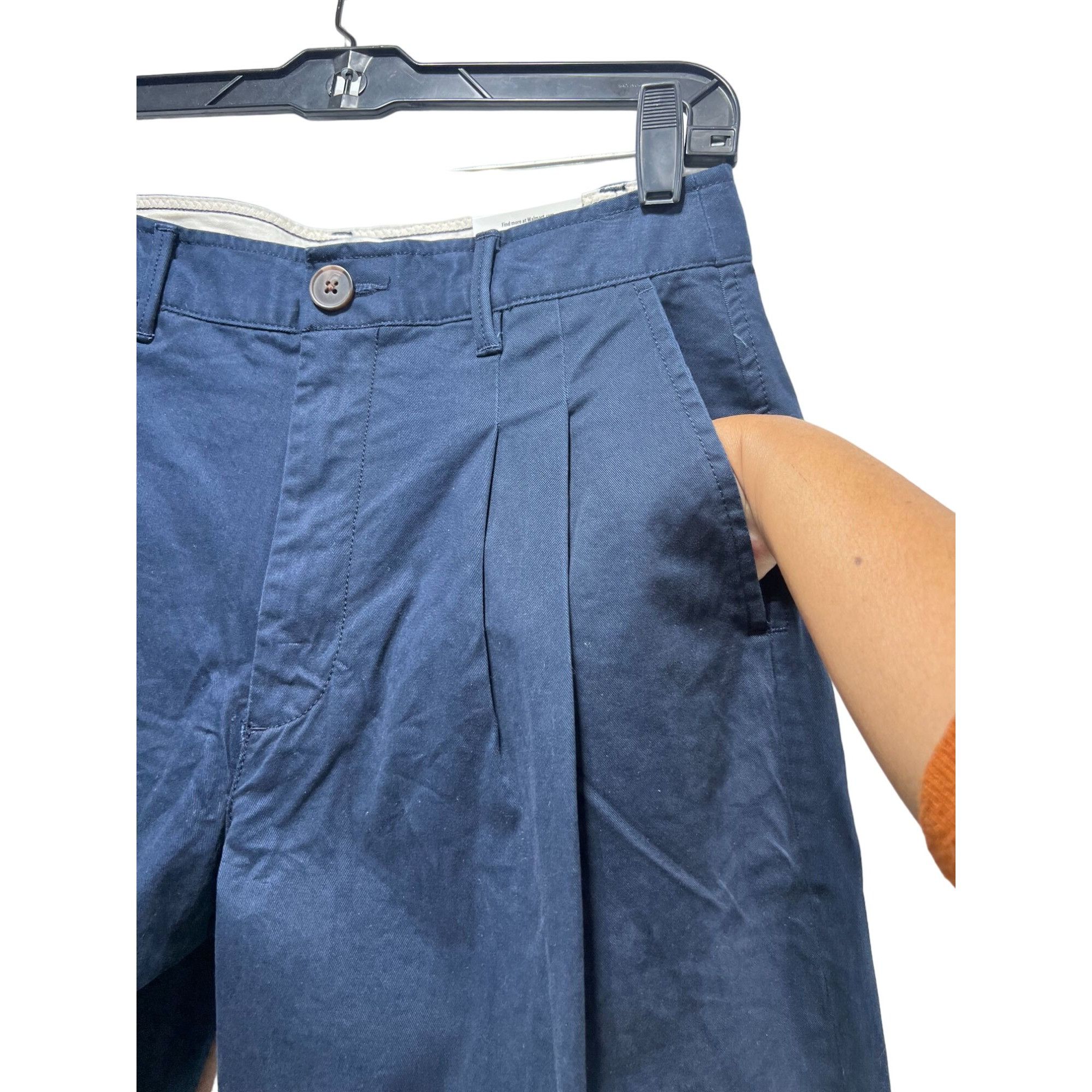 Other Free Assembly - Women's Wide-Leg Chino Pants - Blue - 4 Size 27" / US 4 / IT 40 - 19 Thumbnail
