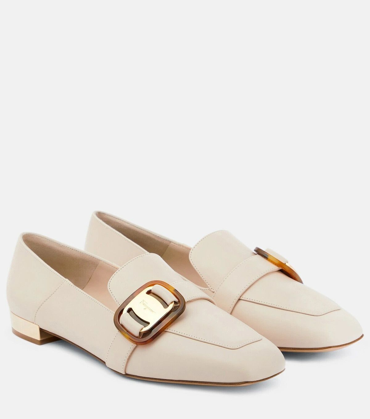 Salvatore Ferragamo o1y0426 Loafers in Beige Size US 10.5 / IT 40.5 - 1 Thumbnail