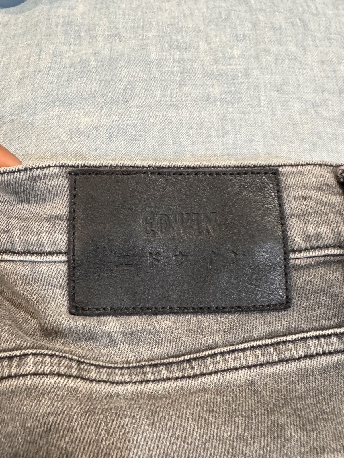 Edwin Faded grey denim pants Size US 33 - 4 Thumbnail