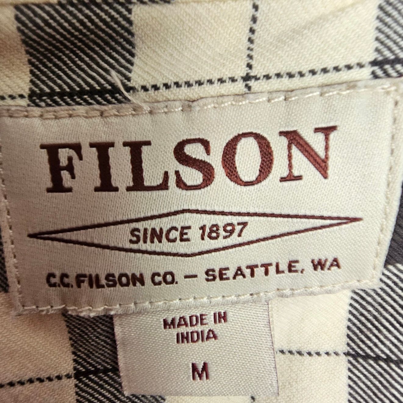 Filson Filson Womens Plaid Flannel Shirt Sz M Gorpcore Outdoor Size M / US 6-8 / IT 42-44 - 6 Thumbnail